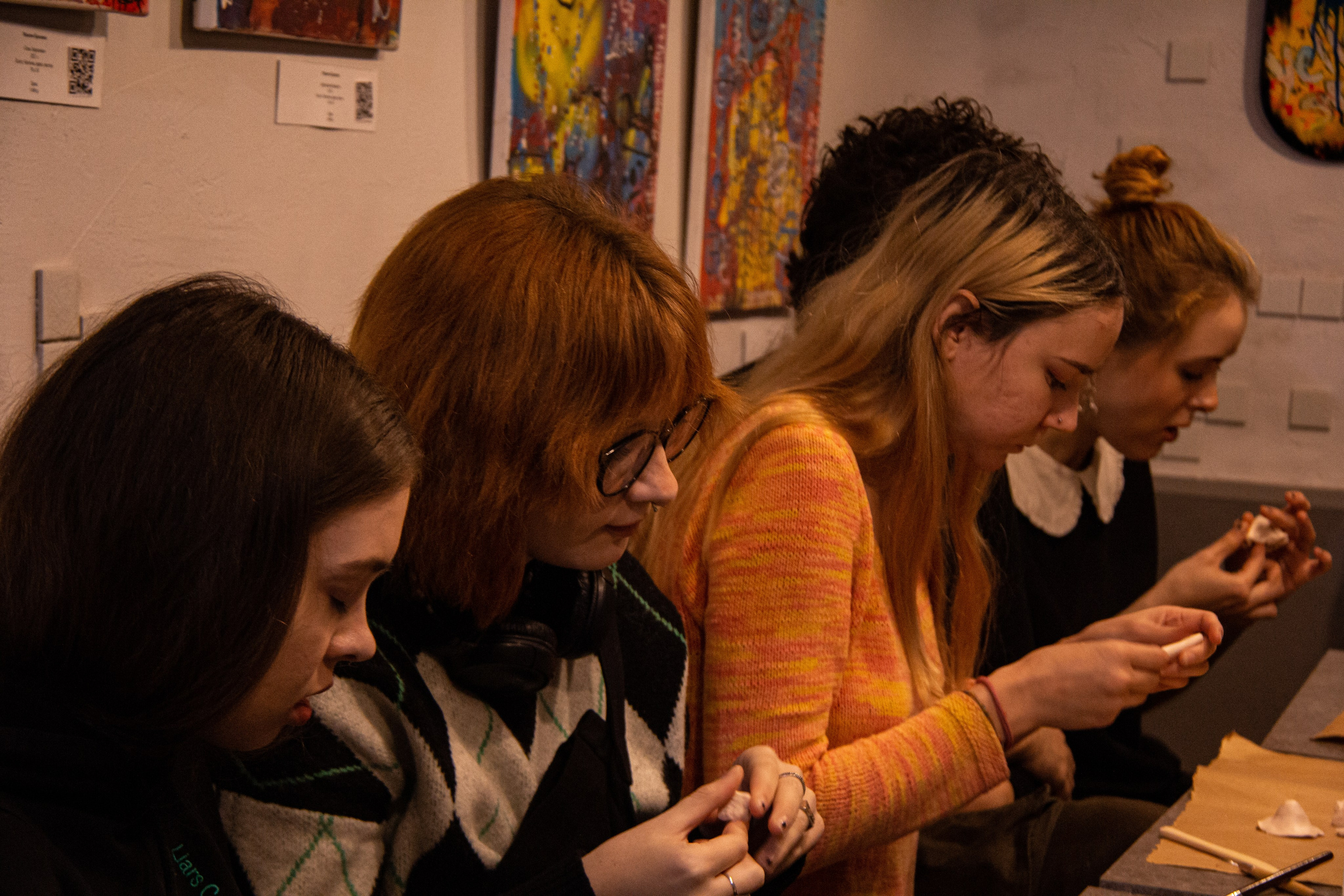 Кофейня Катартика, открытие выставки «Мистика» 3.10.2024. Janie valde | visual artist