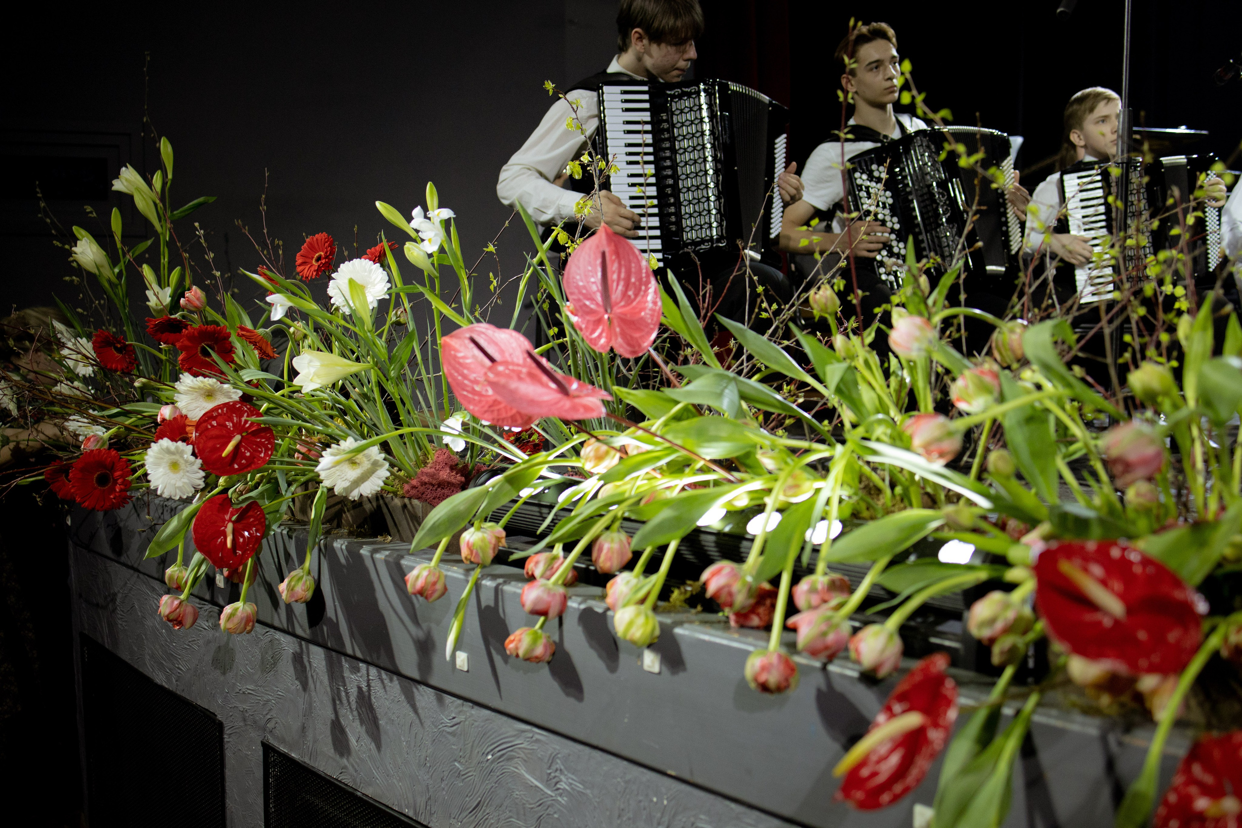 Оформление Отчетного концерта Музыкальной школы Глазунова. Оформление свадеб, декор свадеб Вера Маркова, Москва