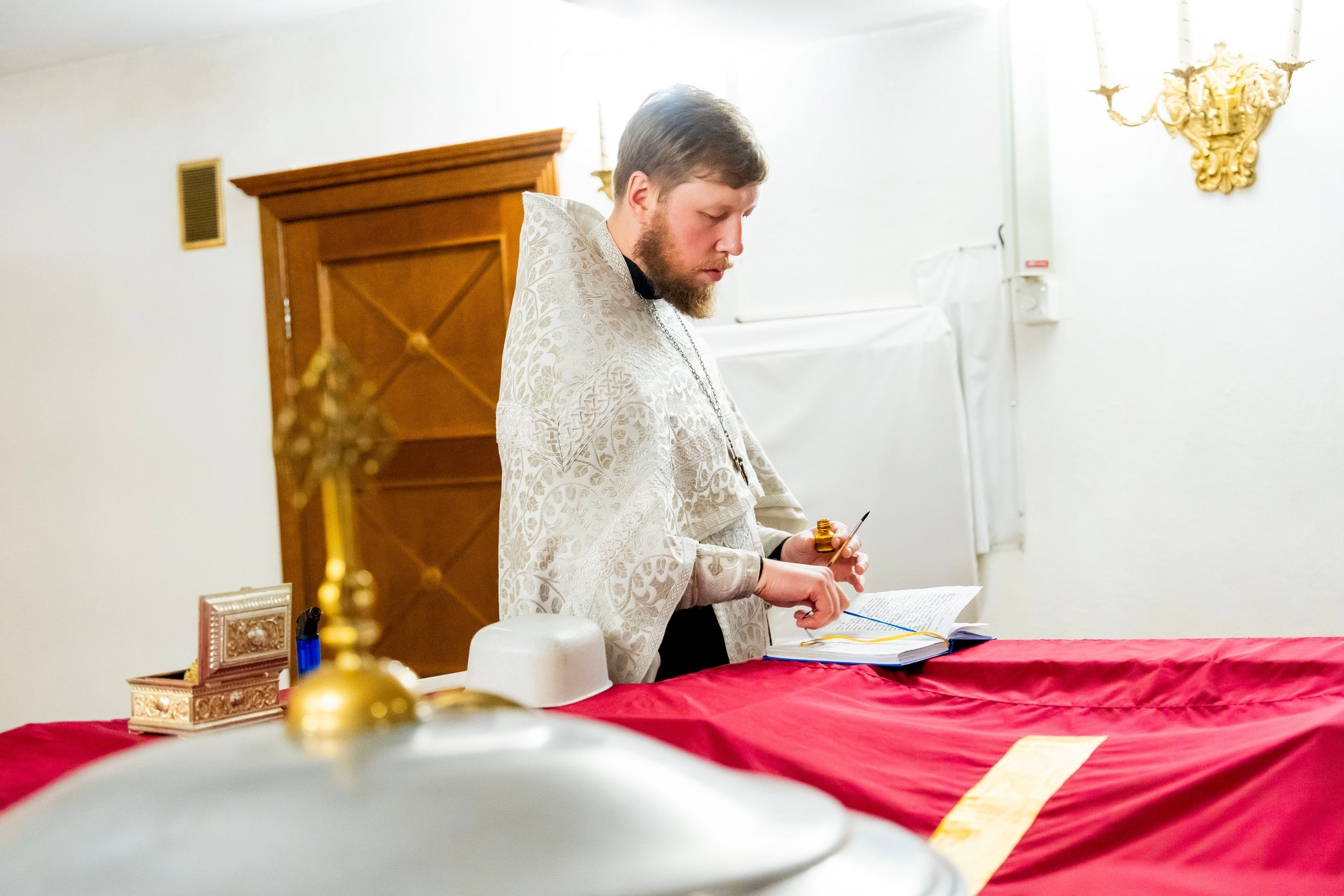 Крещение Льва. Фотограф Юлия Попова