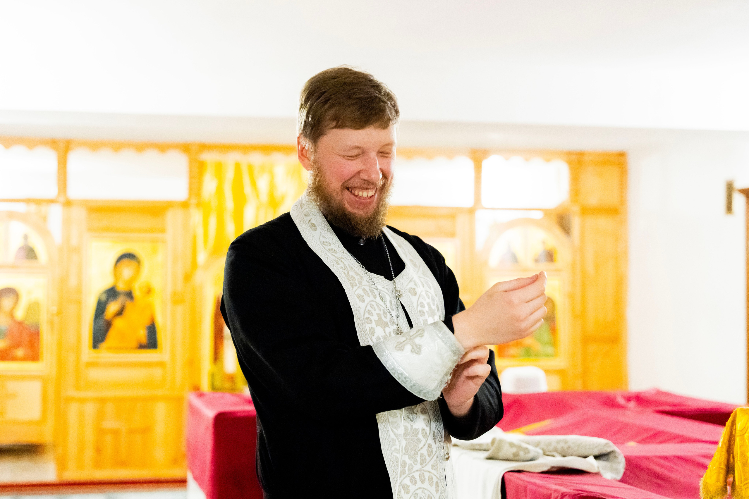 Крещение Льва. Фотограф Юлия Попова