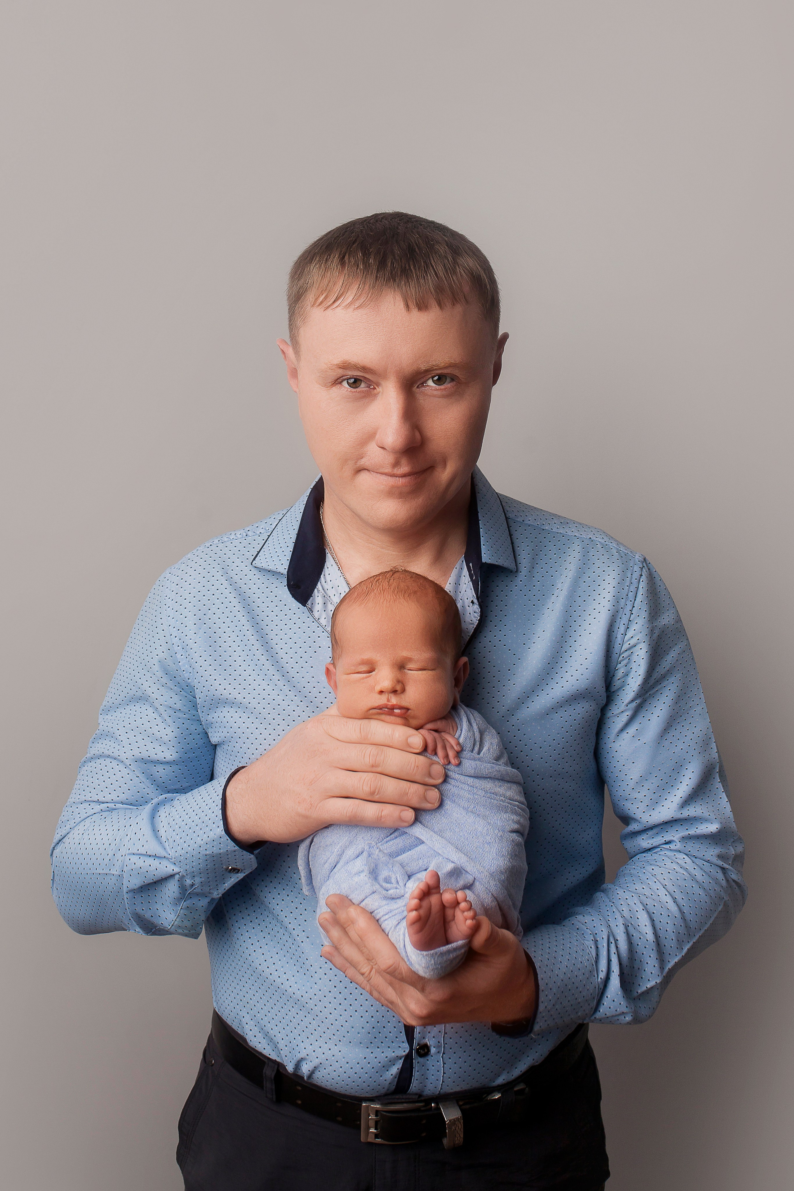 Илья, 1 неделька. Фотограф новорожденных в Новокузнецке Анна Горошникова