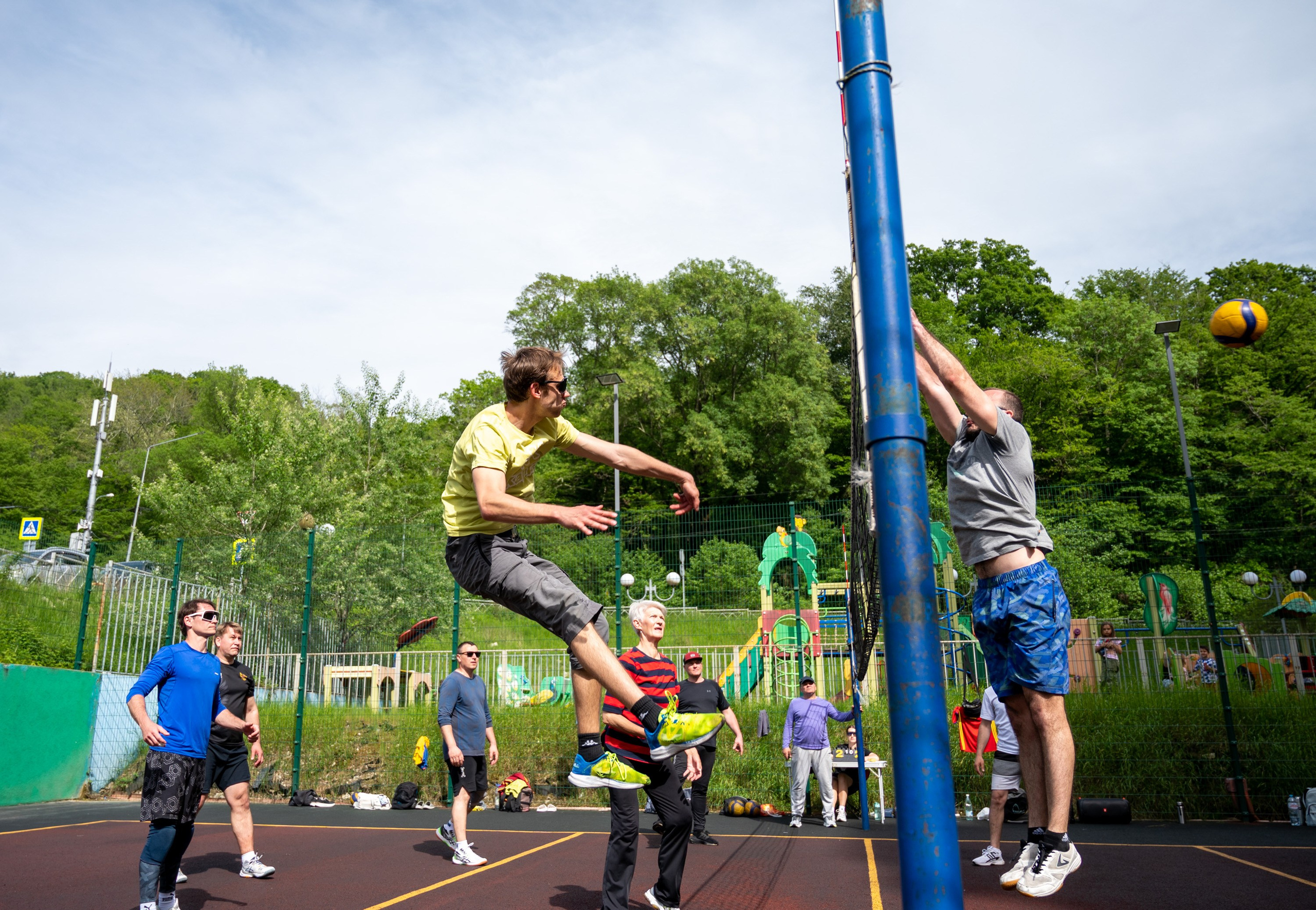 Турнир по Волейболу. Фотографирую счастливых людей в Сочи