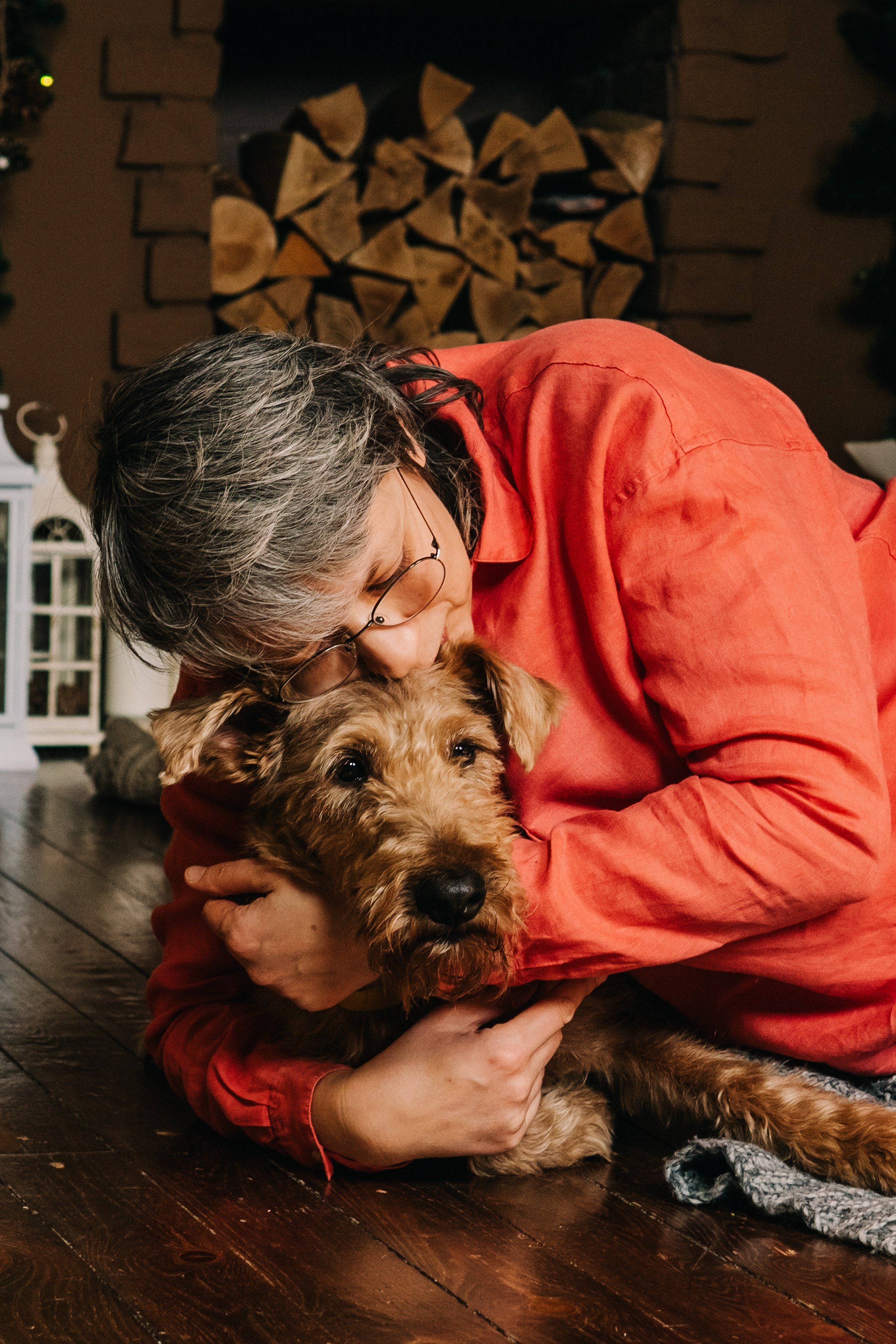 Life with dog. Saamill