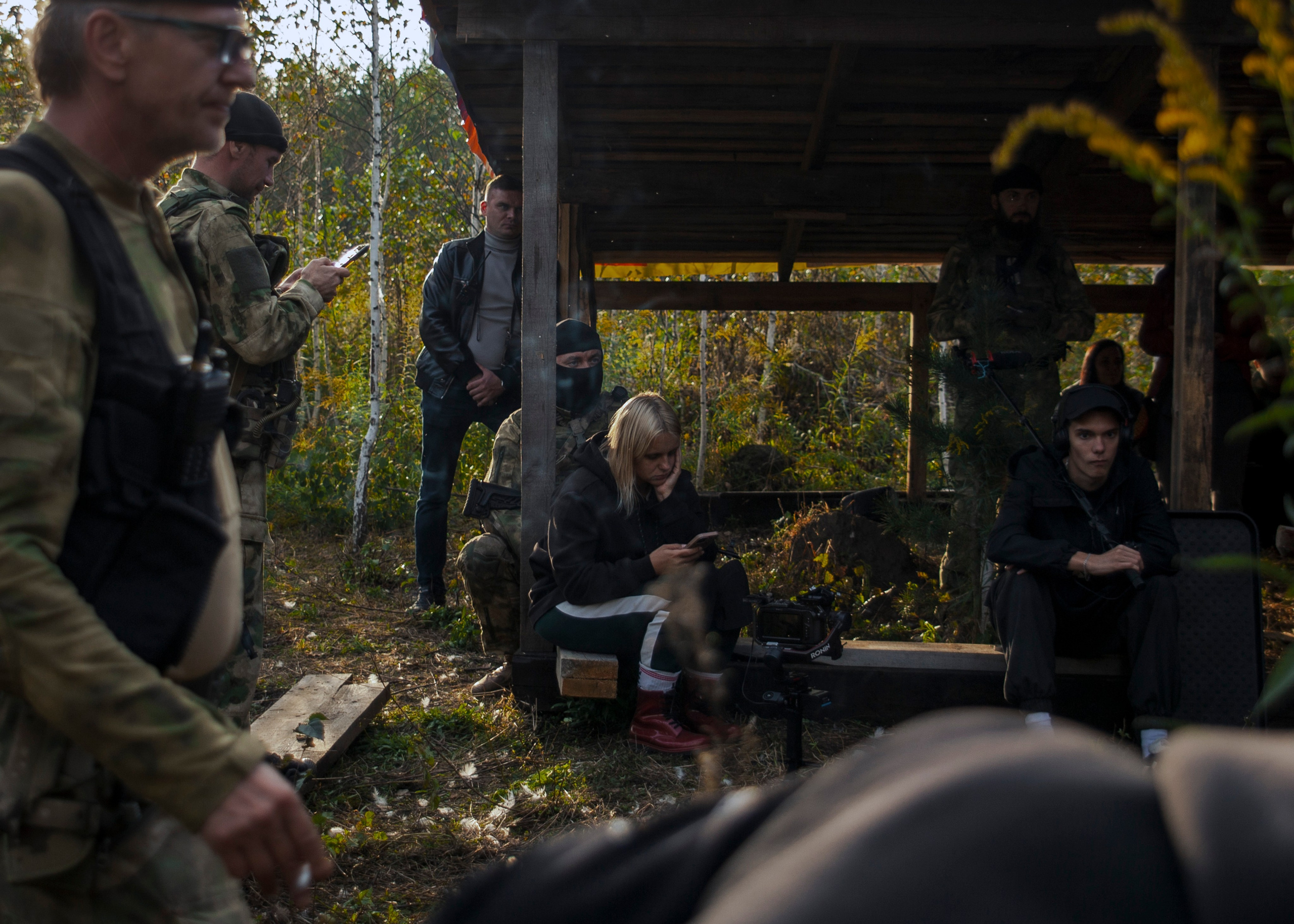 Backstage со съёмок фильма «Reverenсе». Портретный фотограф в Москве Дарья Цезария