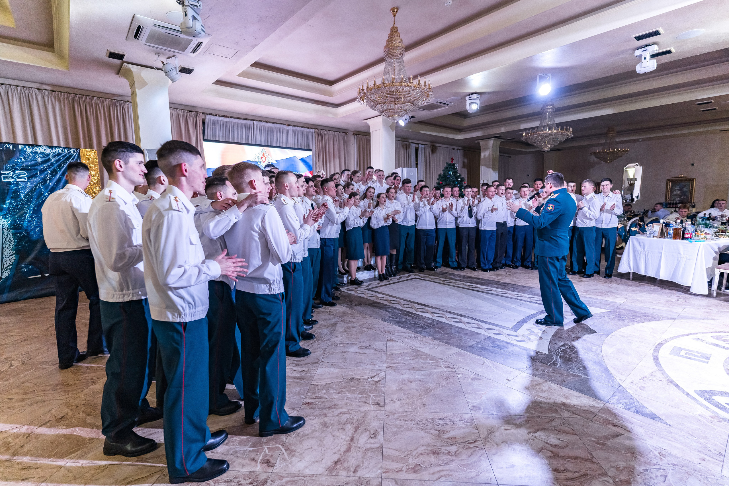 Фотосъемка выпуска военной академии и вручение дипломов