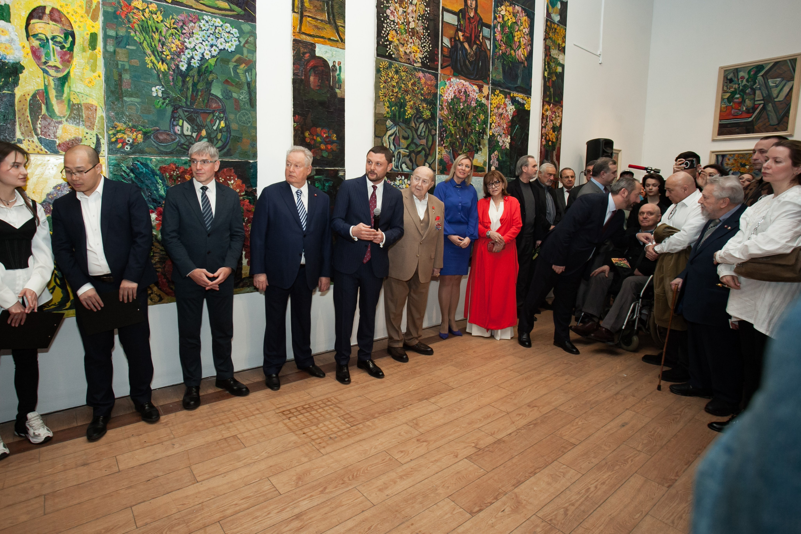 Открытие выставки Зураба Церетели. Art photographer Nino