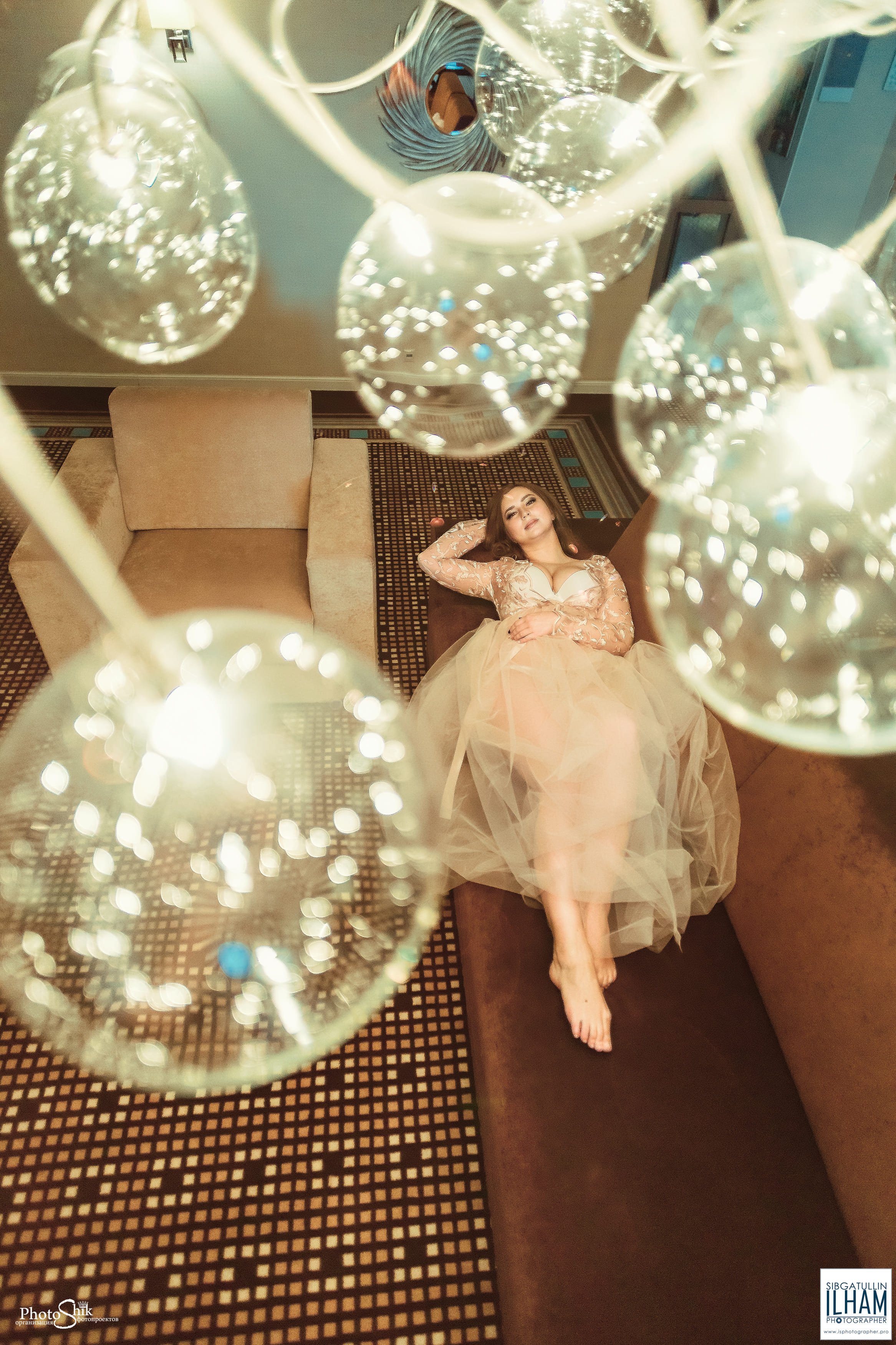 утро невесты в стиле будуар