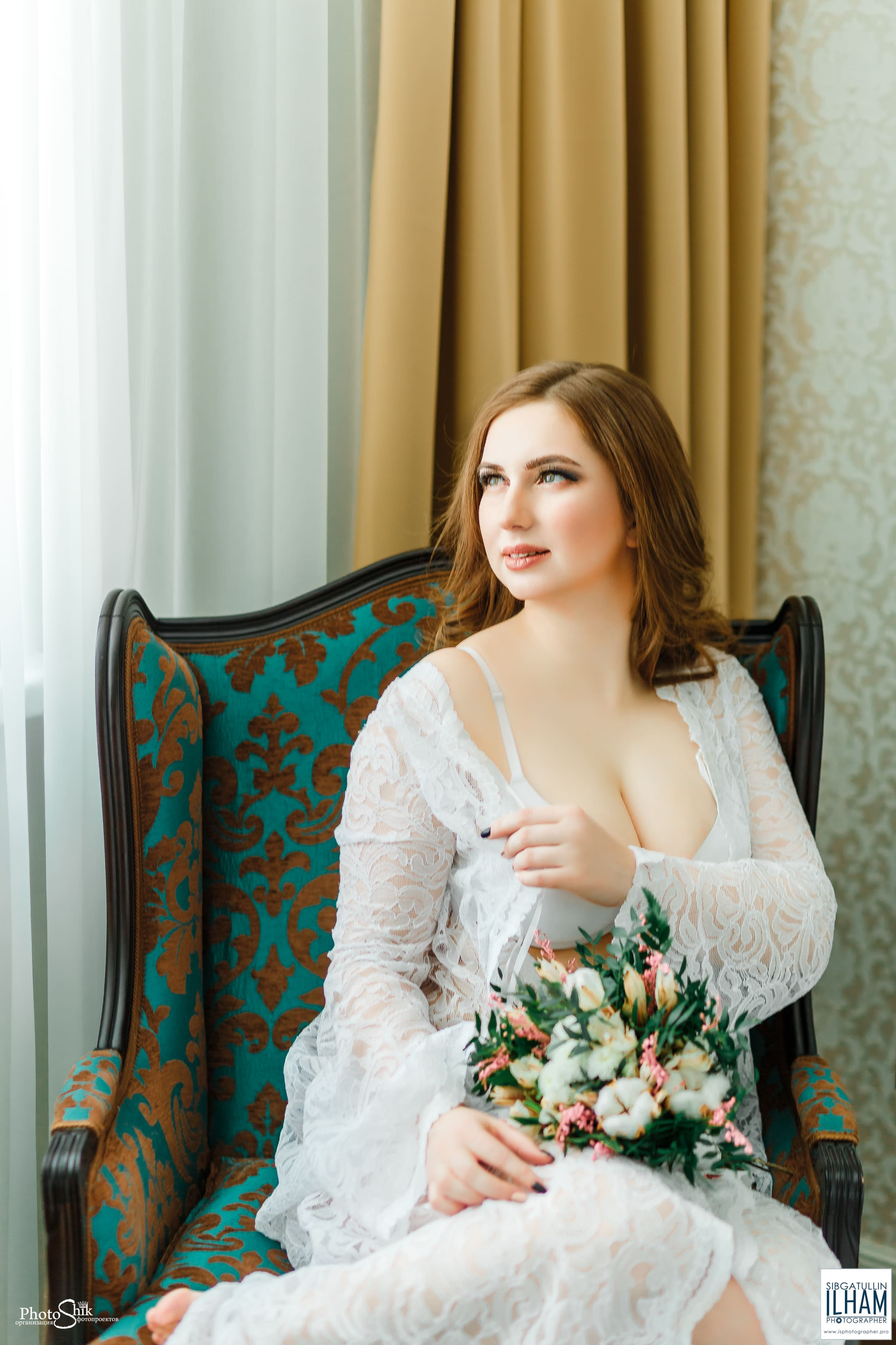 утро невесты в стиле будуар