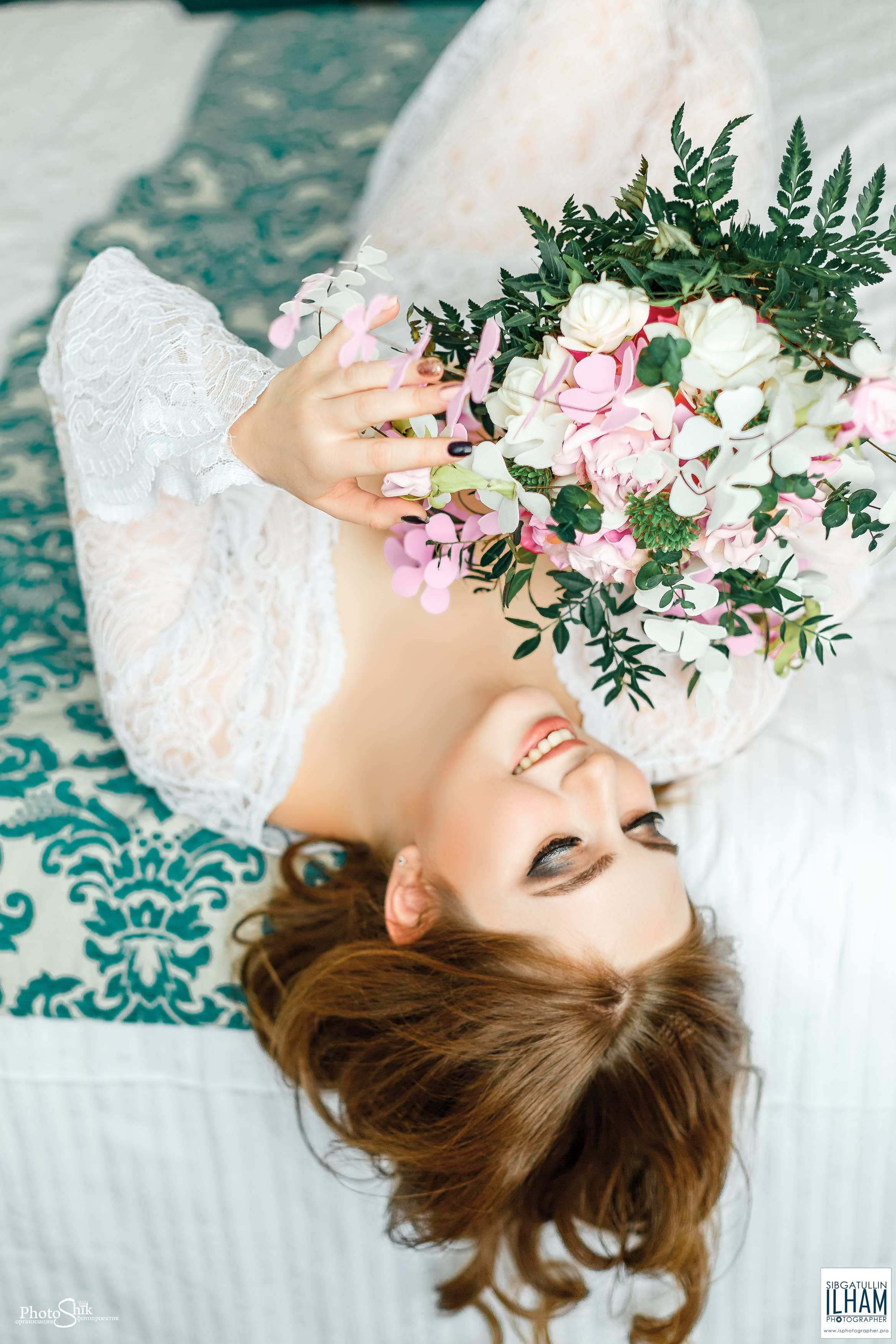 утро невесты в стиле будуар