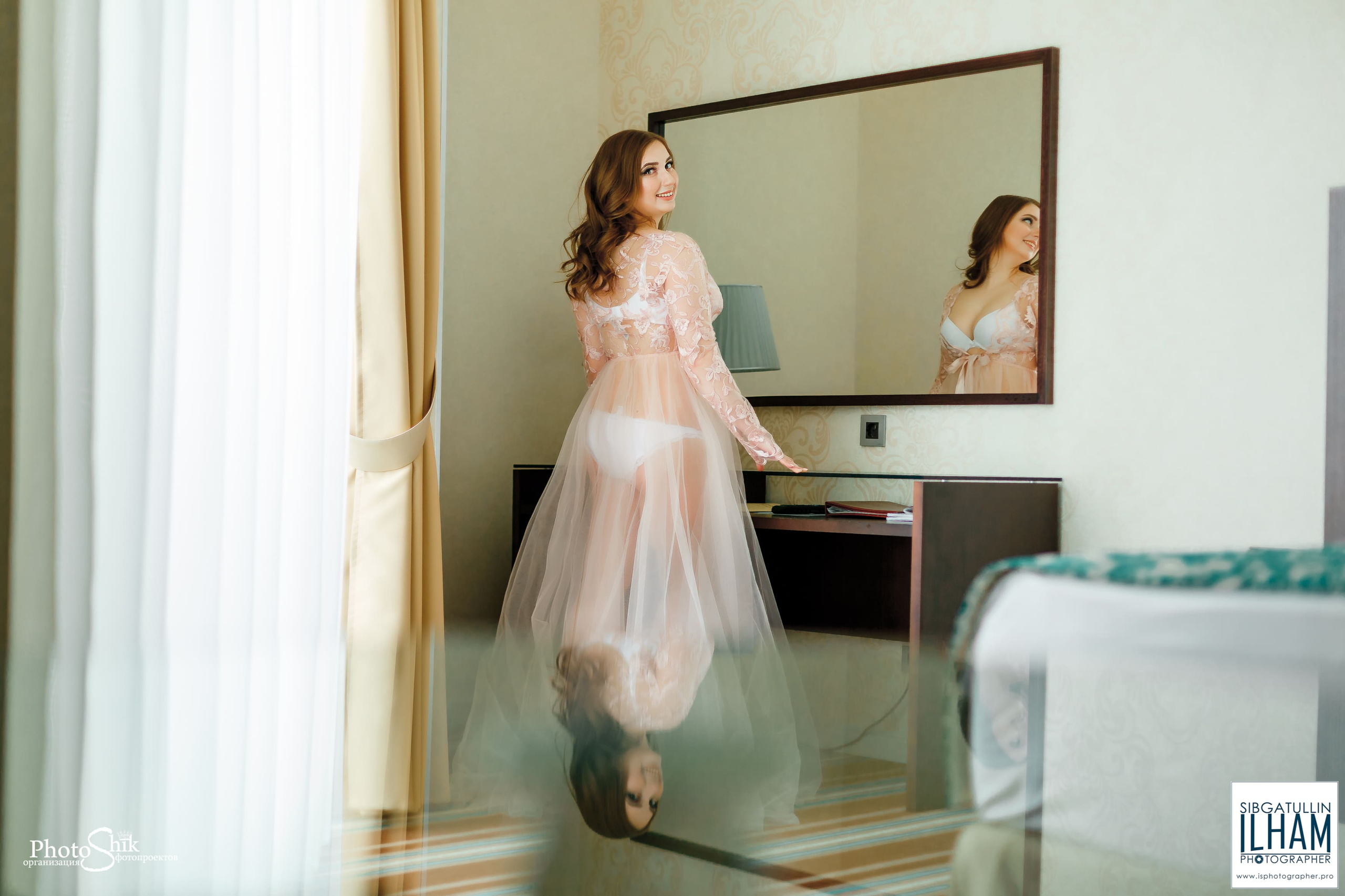 утро невесты в стиле будуар