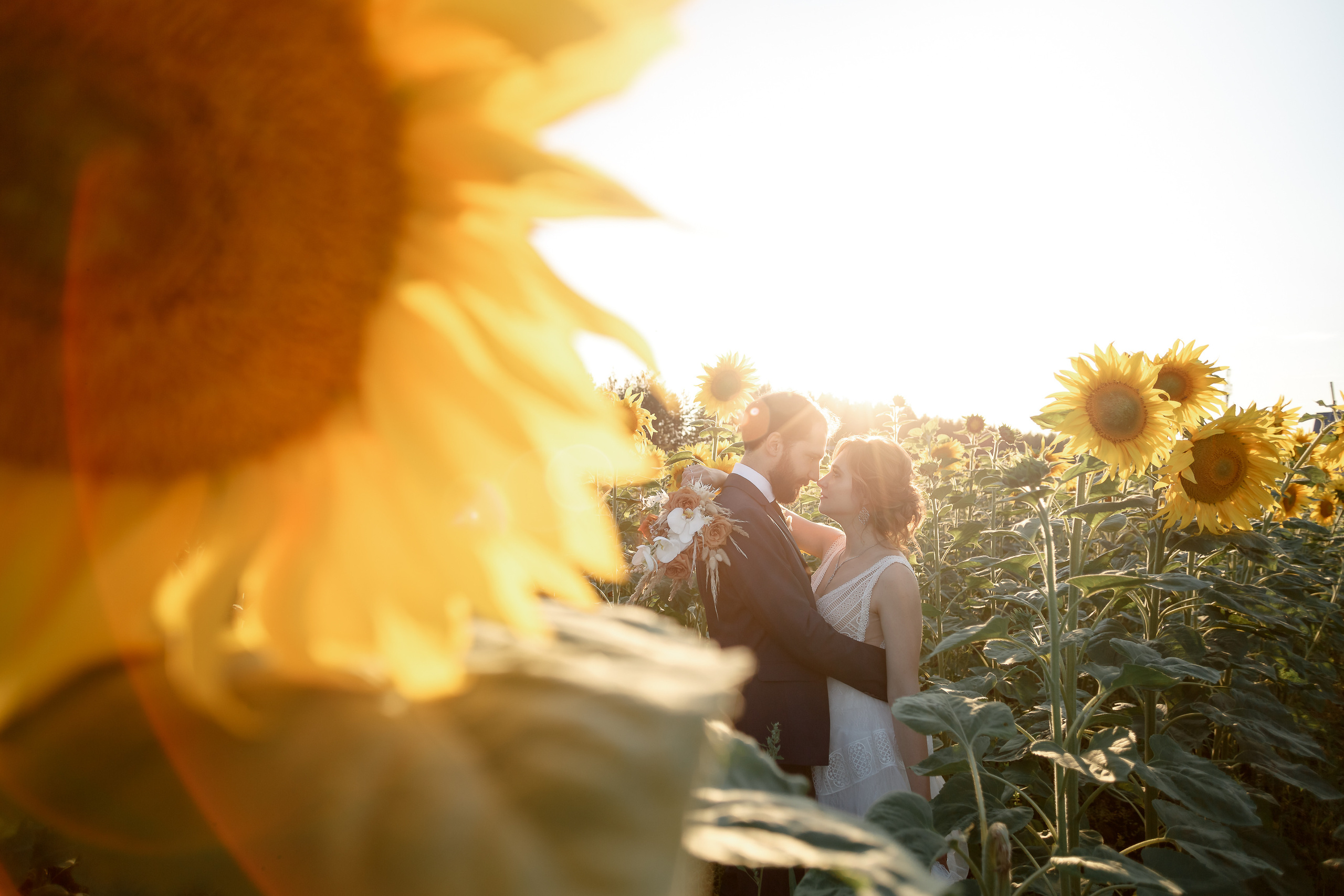Свадебная фотосессия красивой пары. Фотограф Ильхам Сибгатуллин Казань