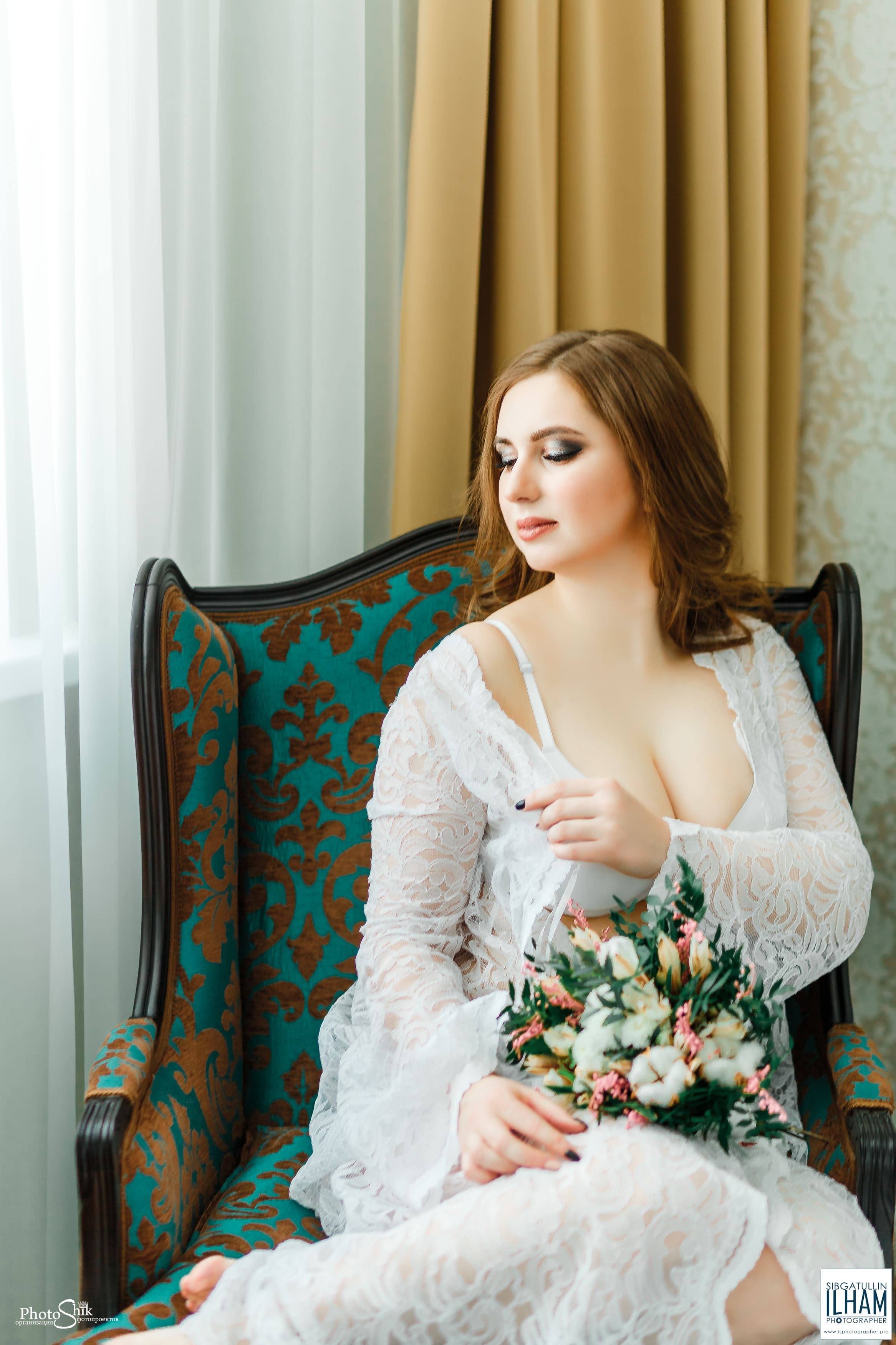 утро невесты в стиле будуар