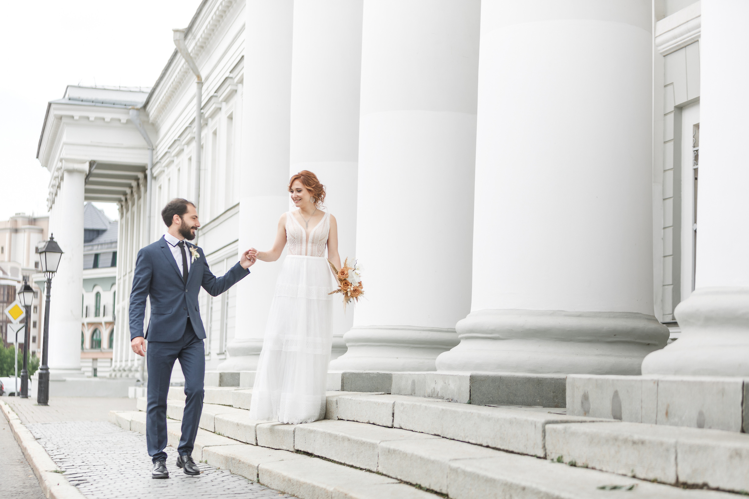 Свадебная фотосессия красивой пары. Фотограф Ильхам Сибгатуллин Казань