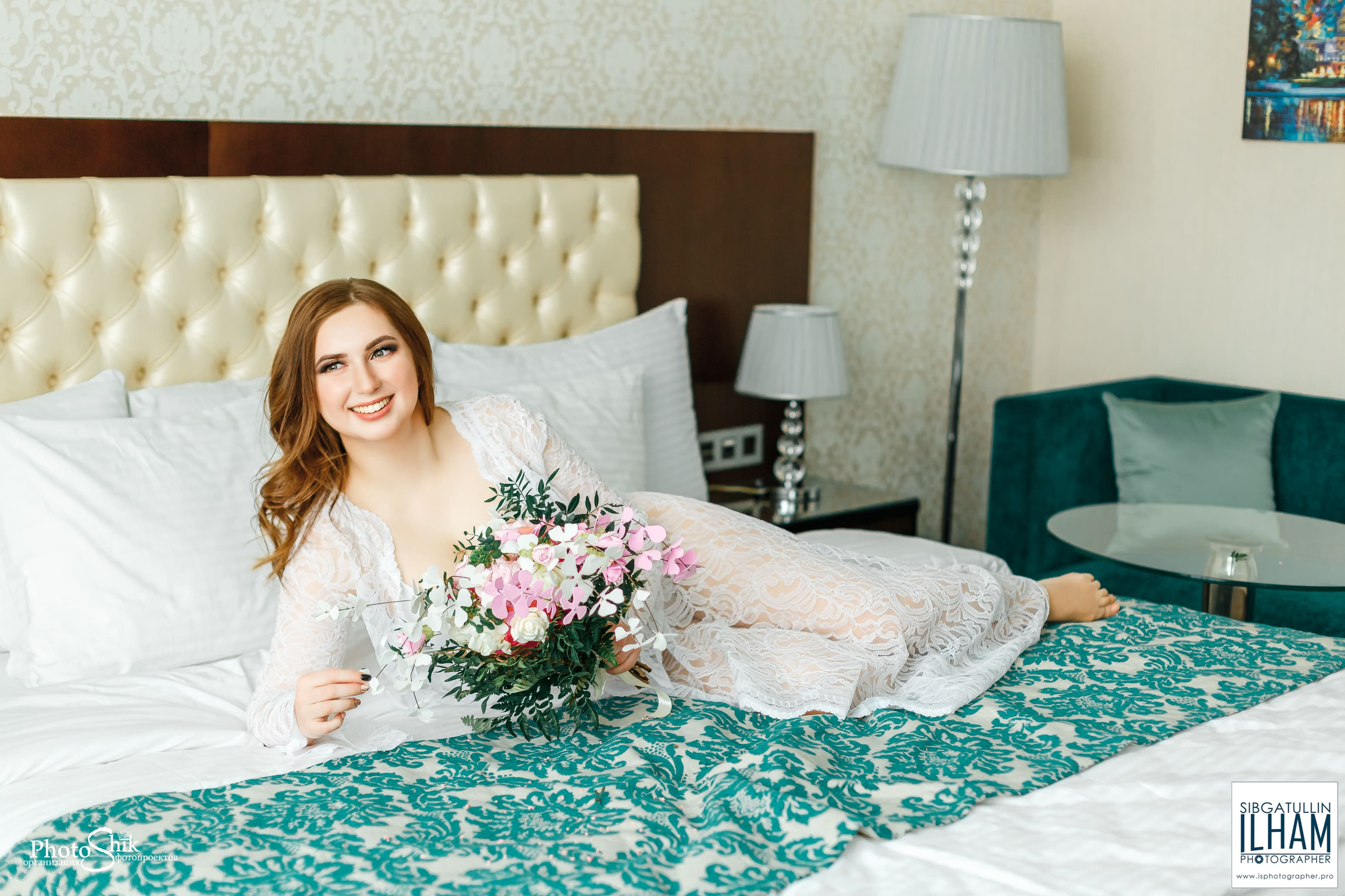 утро невесты в стиле будуар