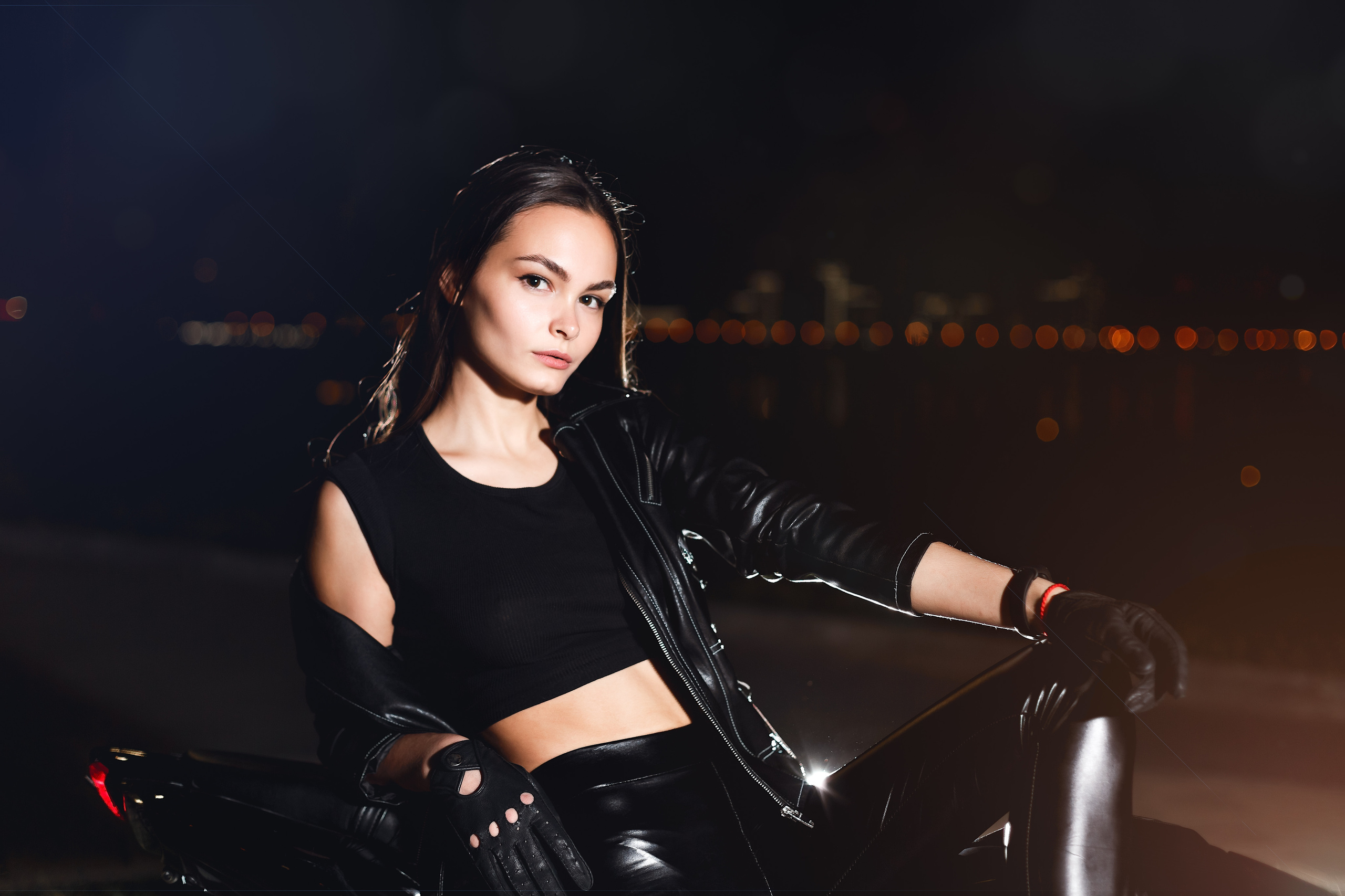 фотосессия девушка байк казань