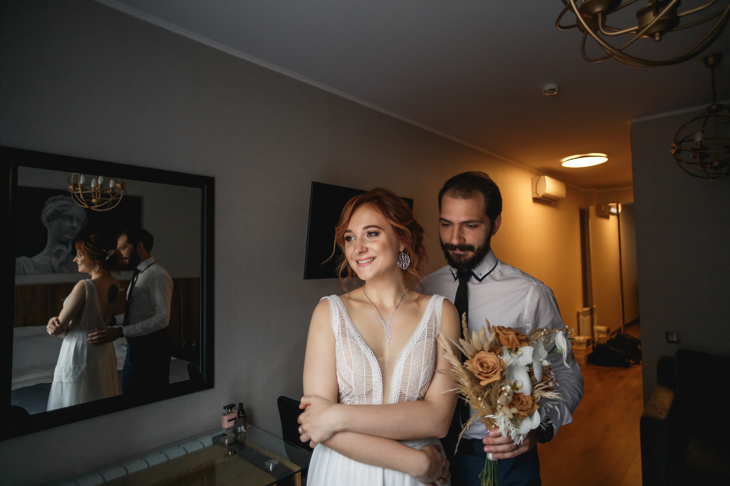 Свадебная фотосессия красивой пары. Фотограф Ильхам Сибгатуллин Казань