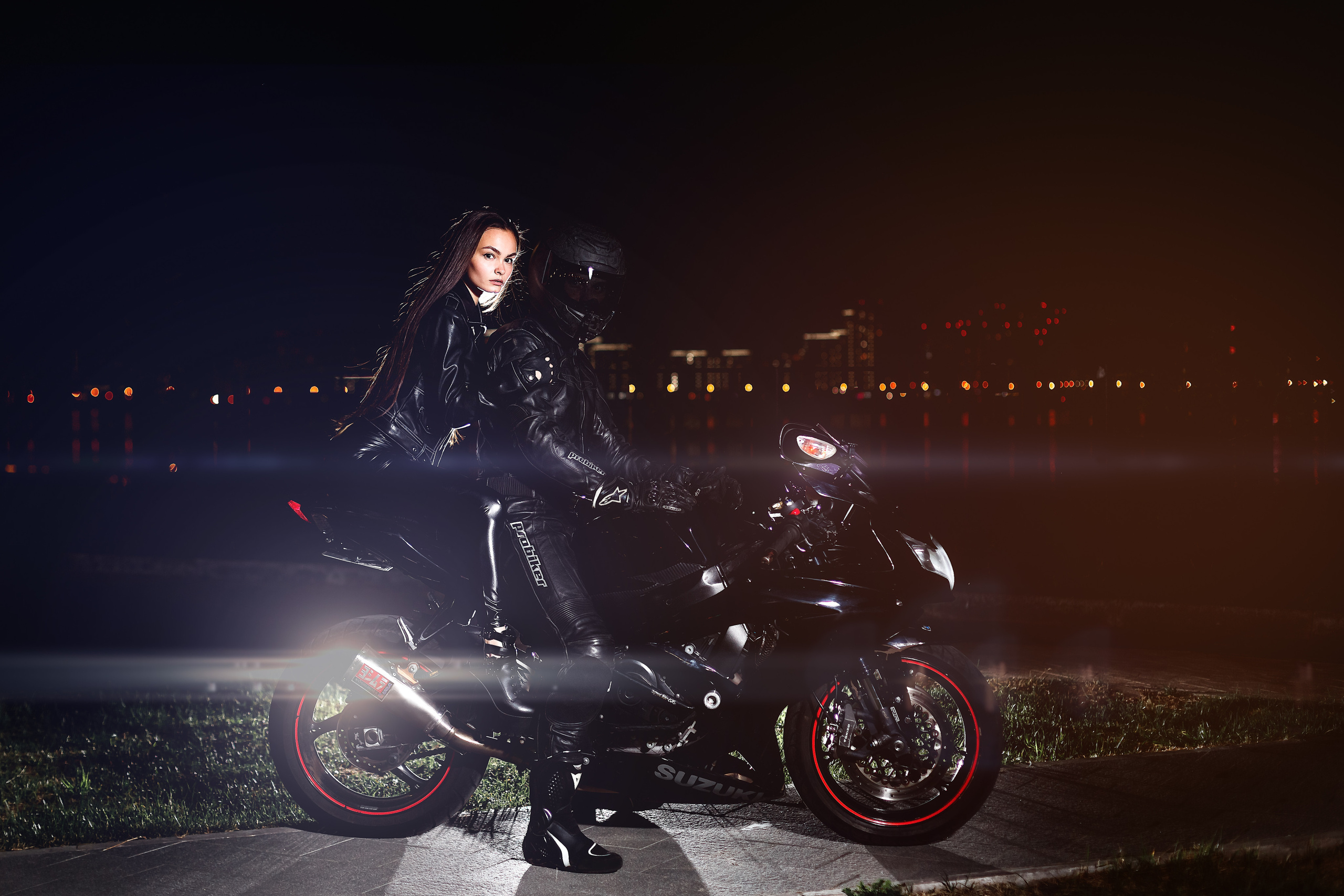 девушка байк казань