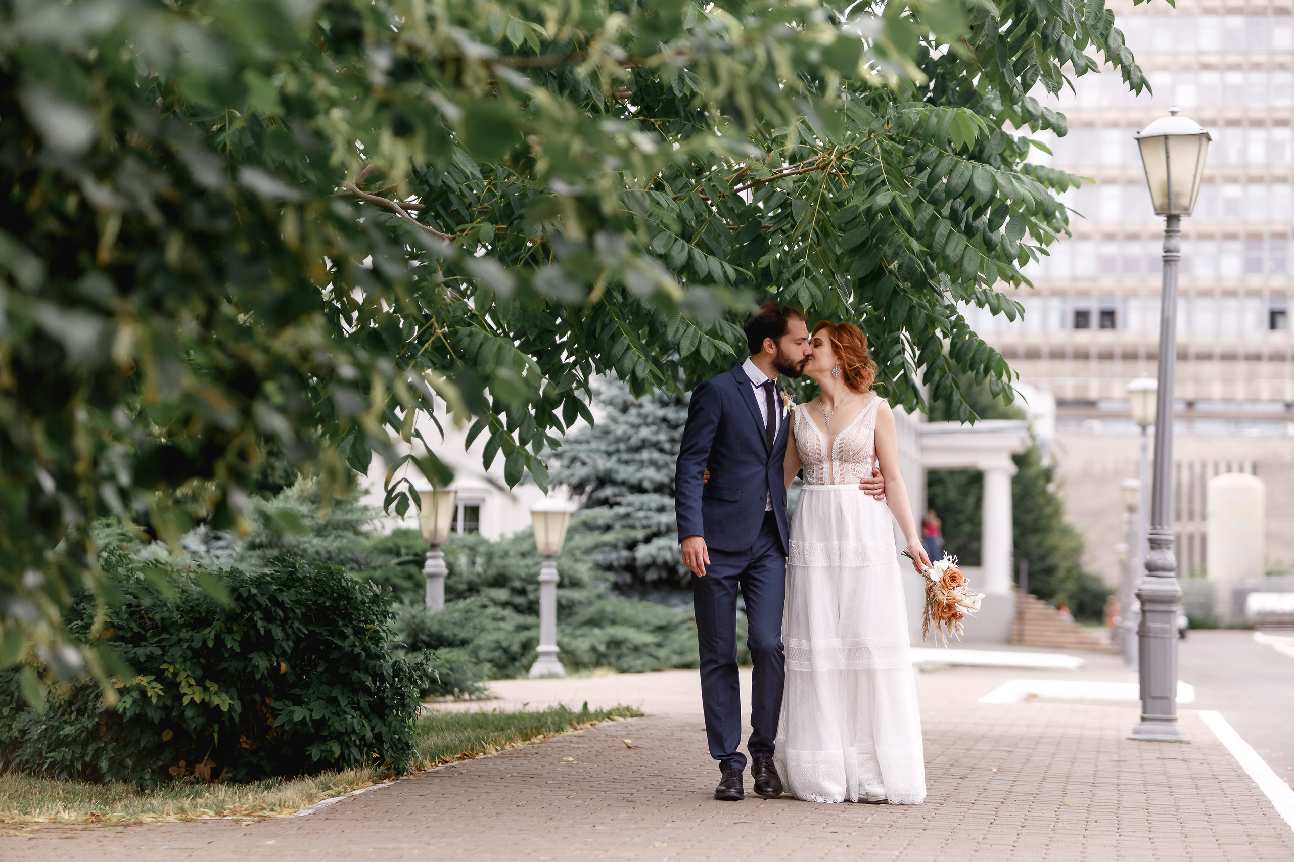 Свадебная фотосессия красивой пары. Фотограф Ильхам Сибгатуллин Казань