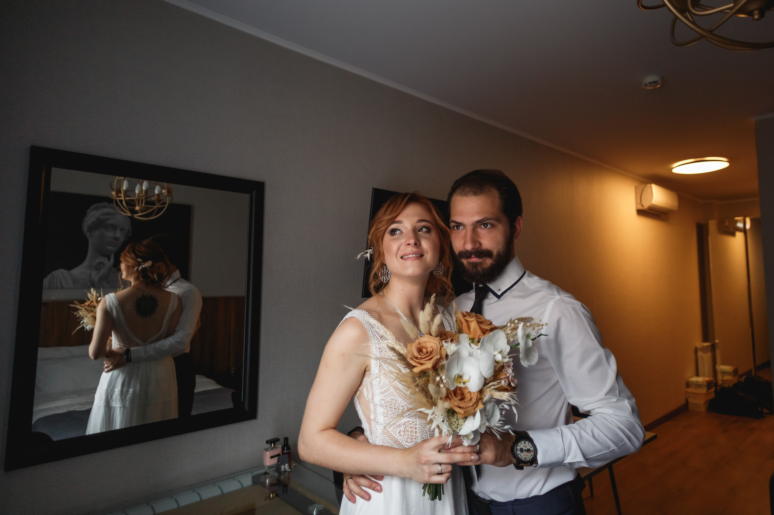 Свадебная фотосессия красивой пары. Фотограф Ильхам Сибгатуллин Казань