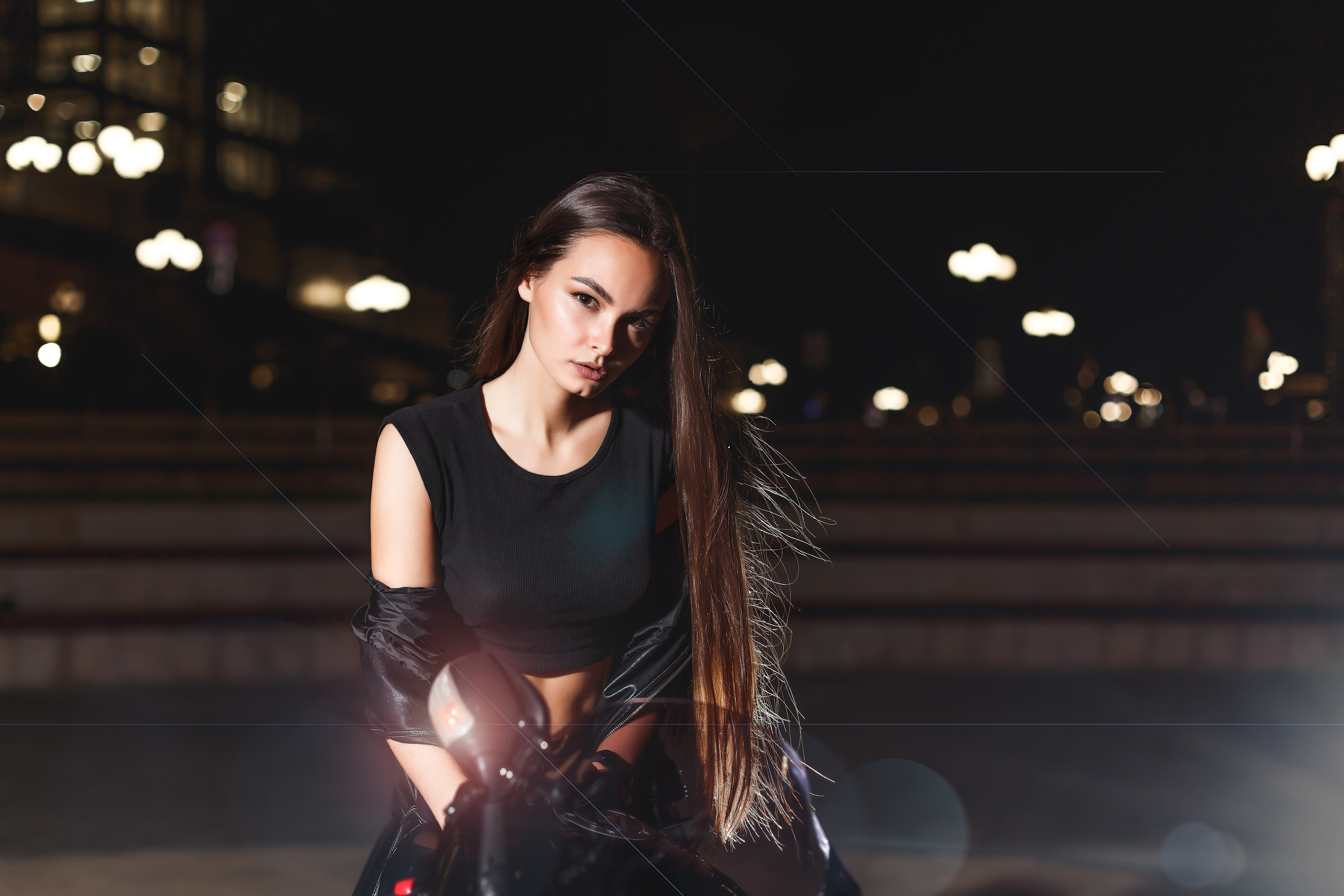 фотосессия девушка байк казань