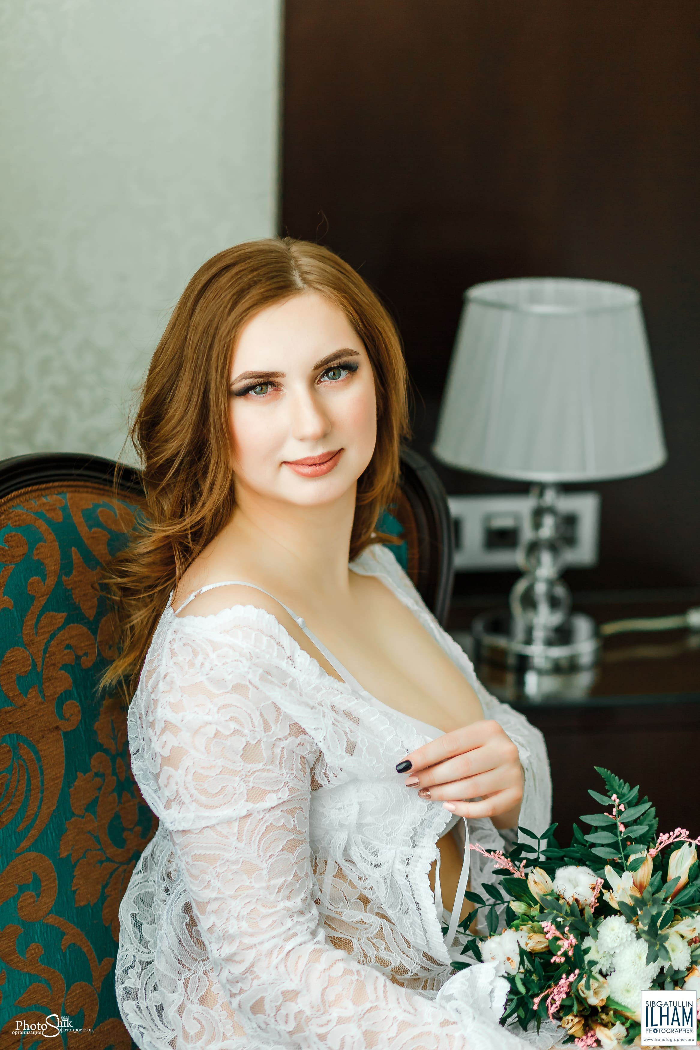 утро невесты в стиле будуар