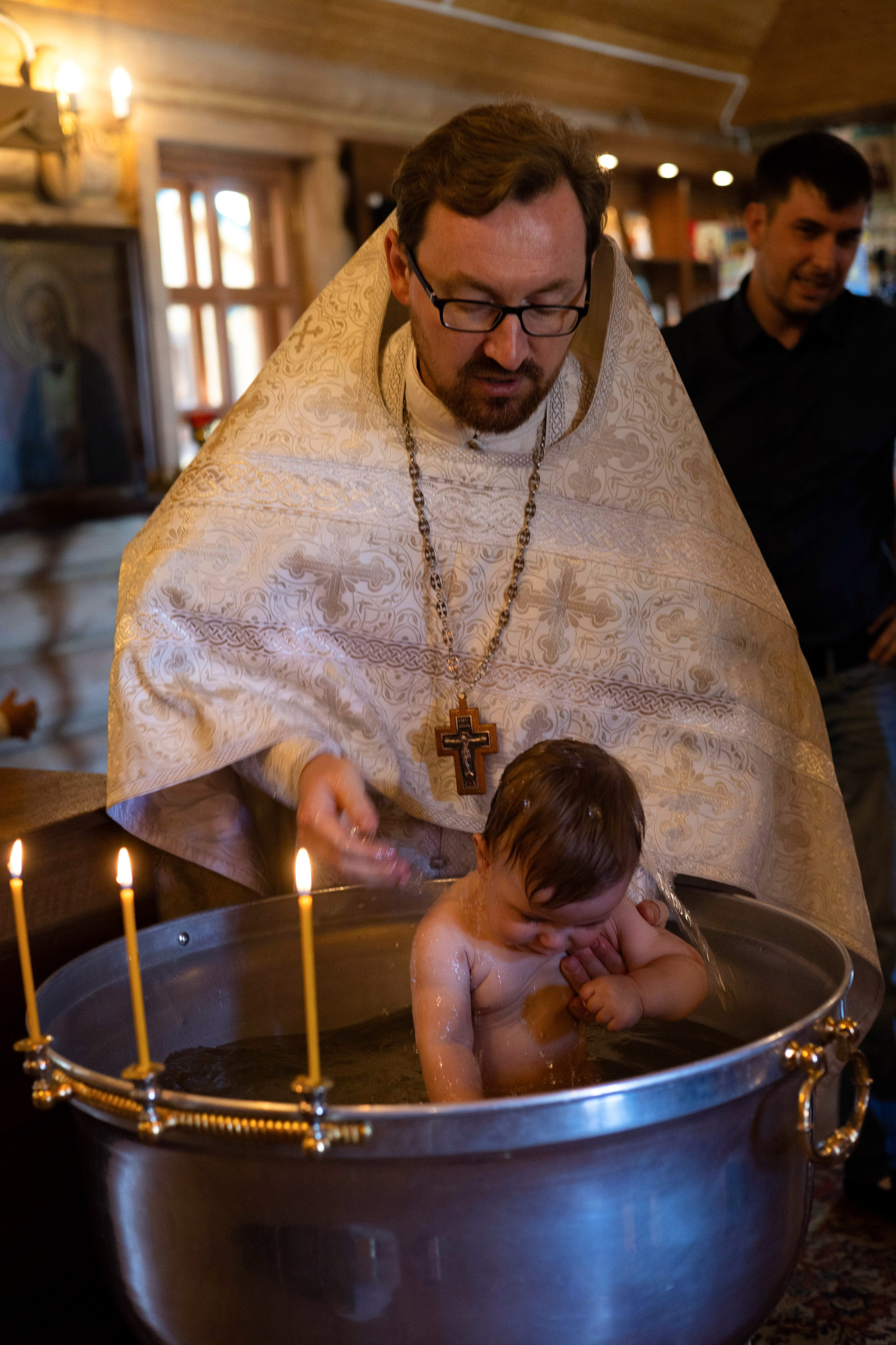 Крещение Саратов новорожденные детская фотосессия ньюборн таинство