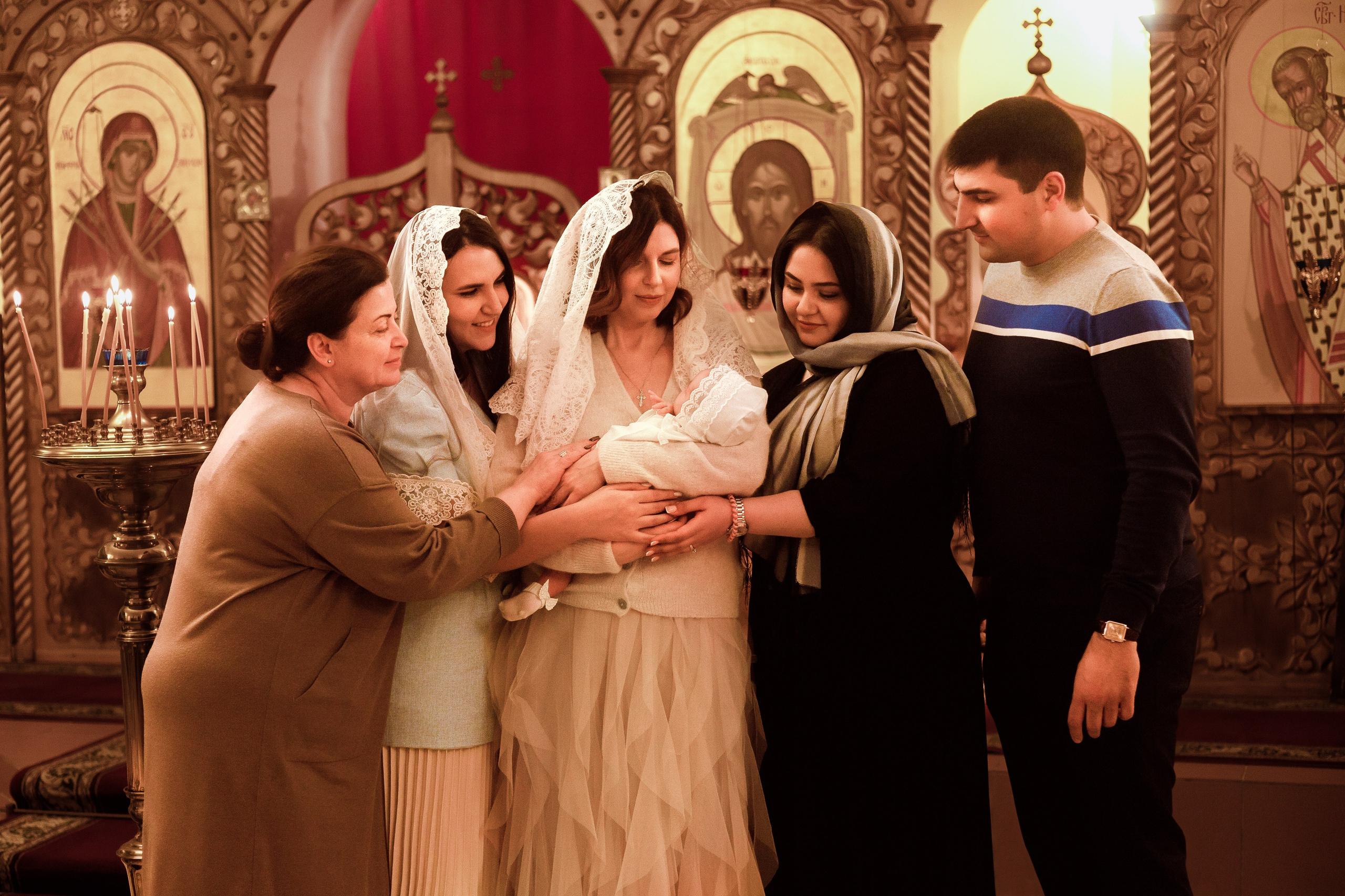 Таинство крещения. Фотограф новорожденных Саратов