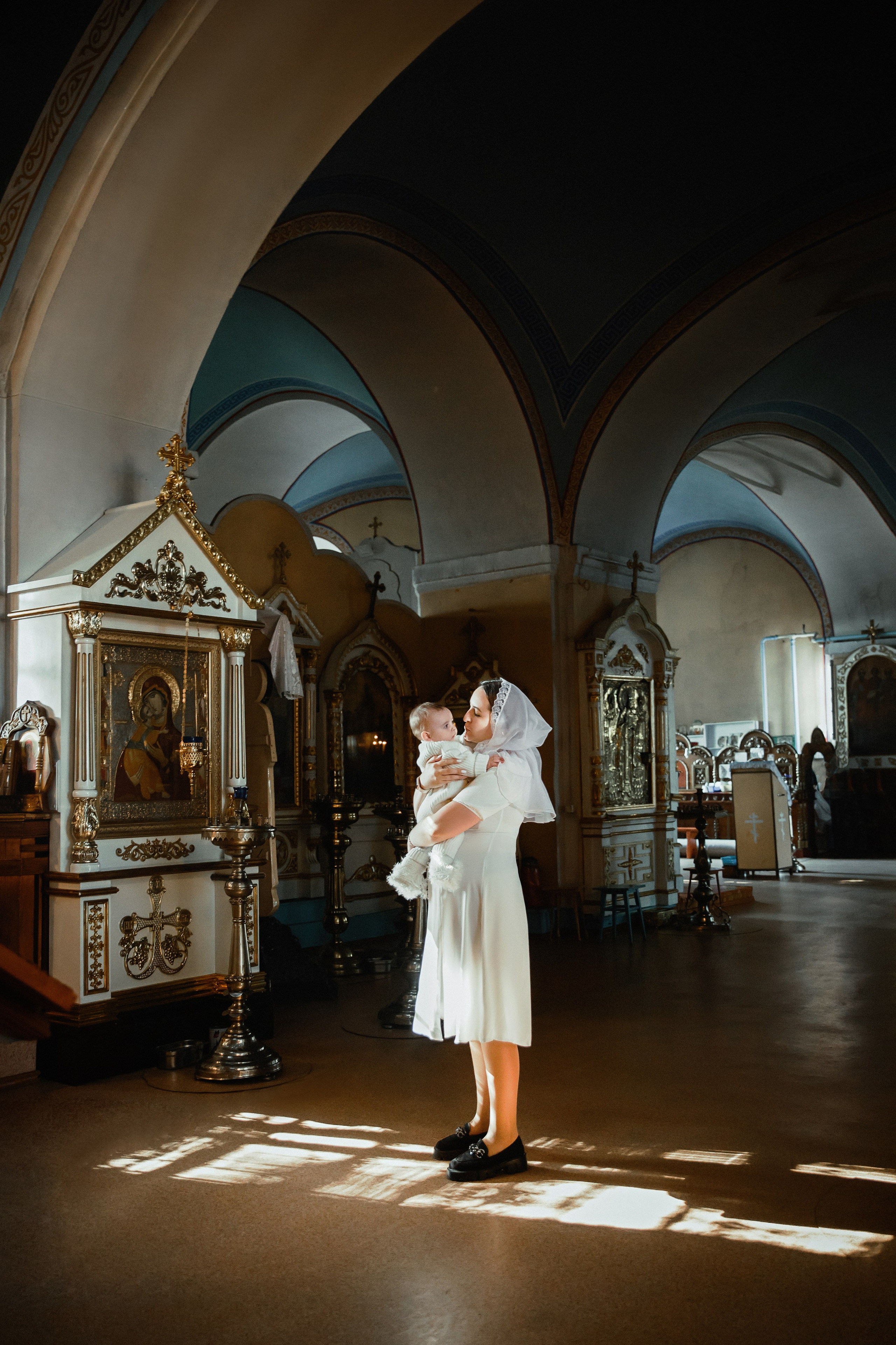 Новоселебное, крещение малыша в Туле, фотограф на крещение