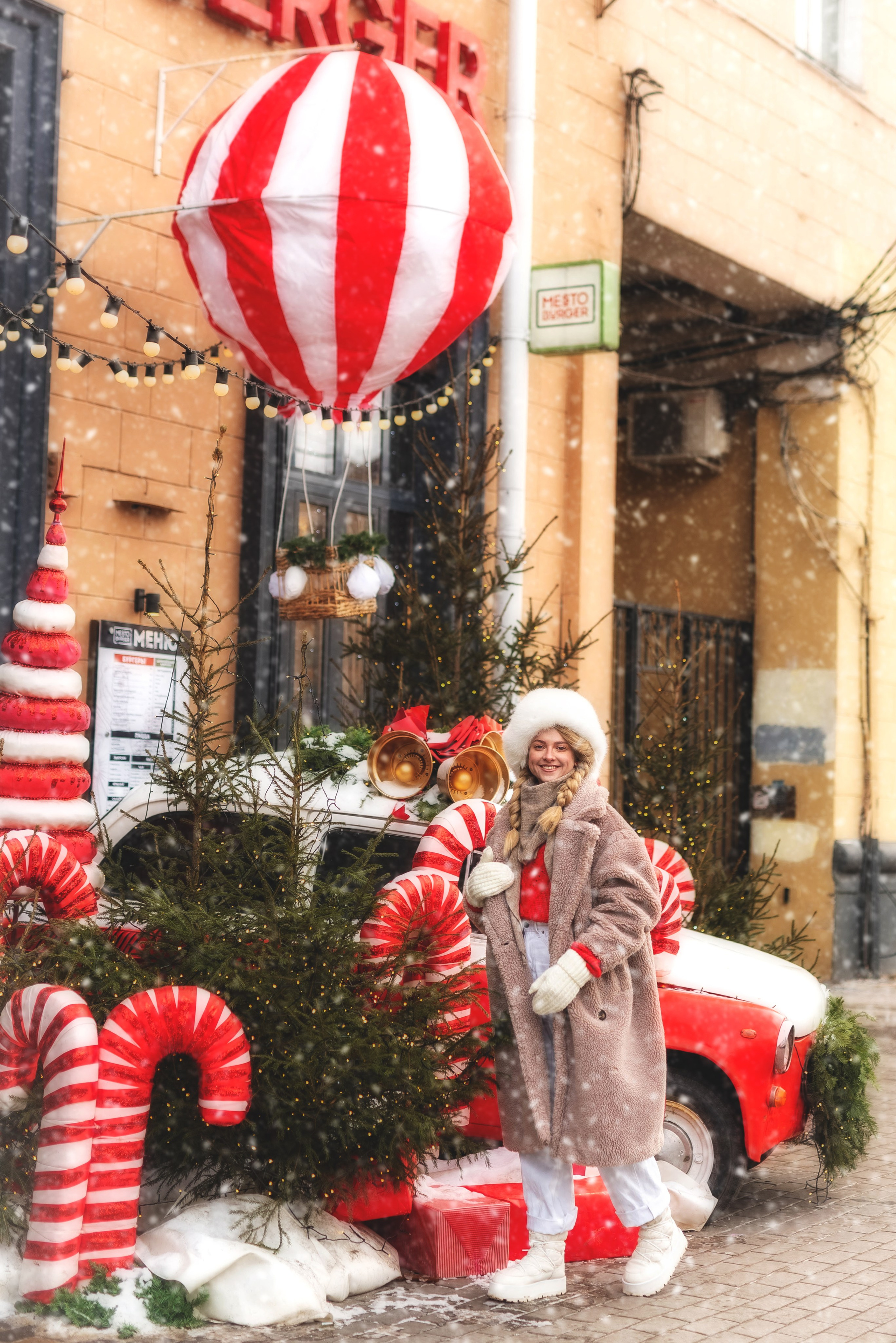 Фотопрогулка по зимнему городу. Семейный, детский фотограф в Воронеже Анна Никитина