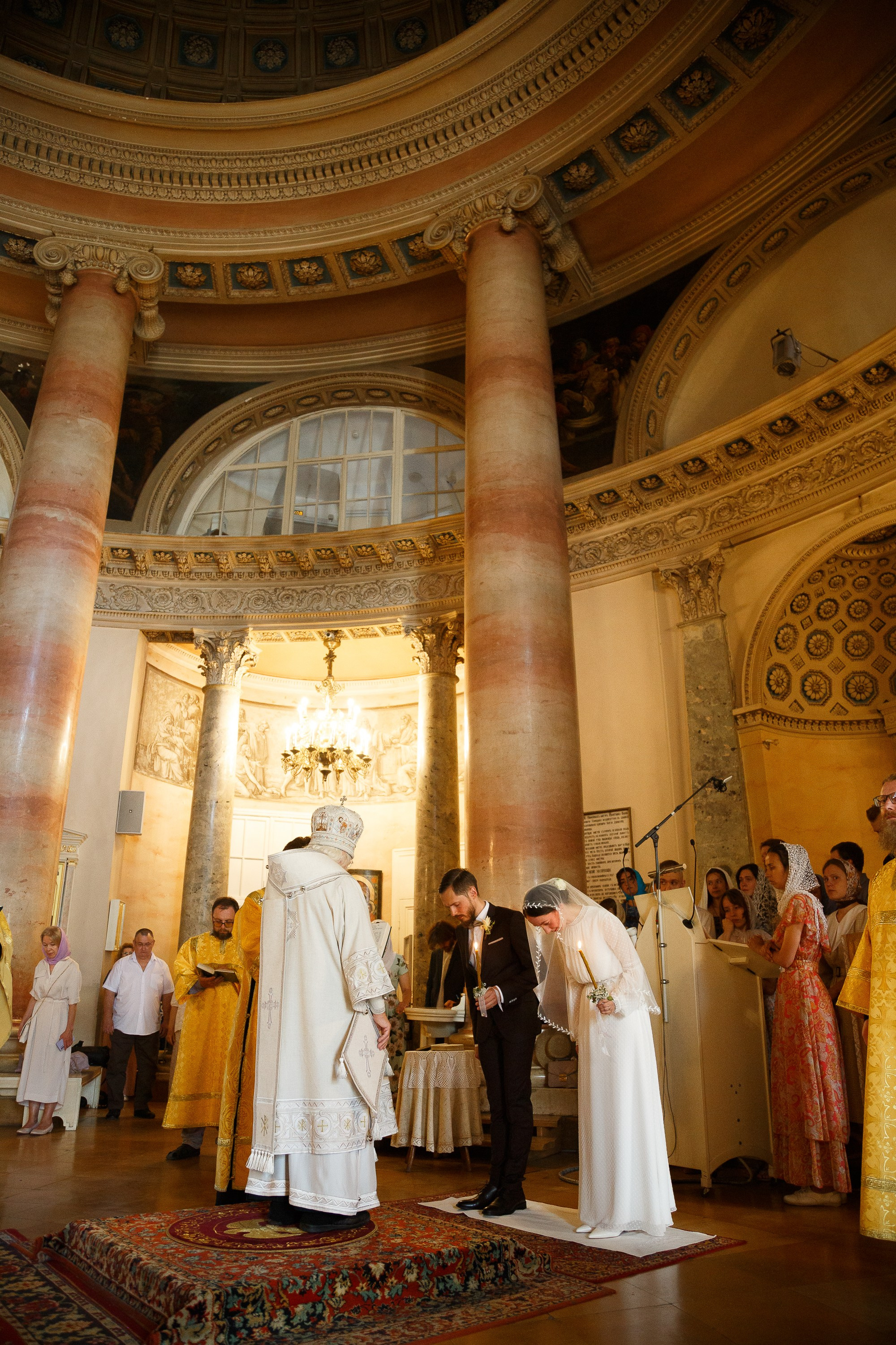 Съемка Венчания в храме царевича Димитрия