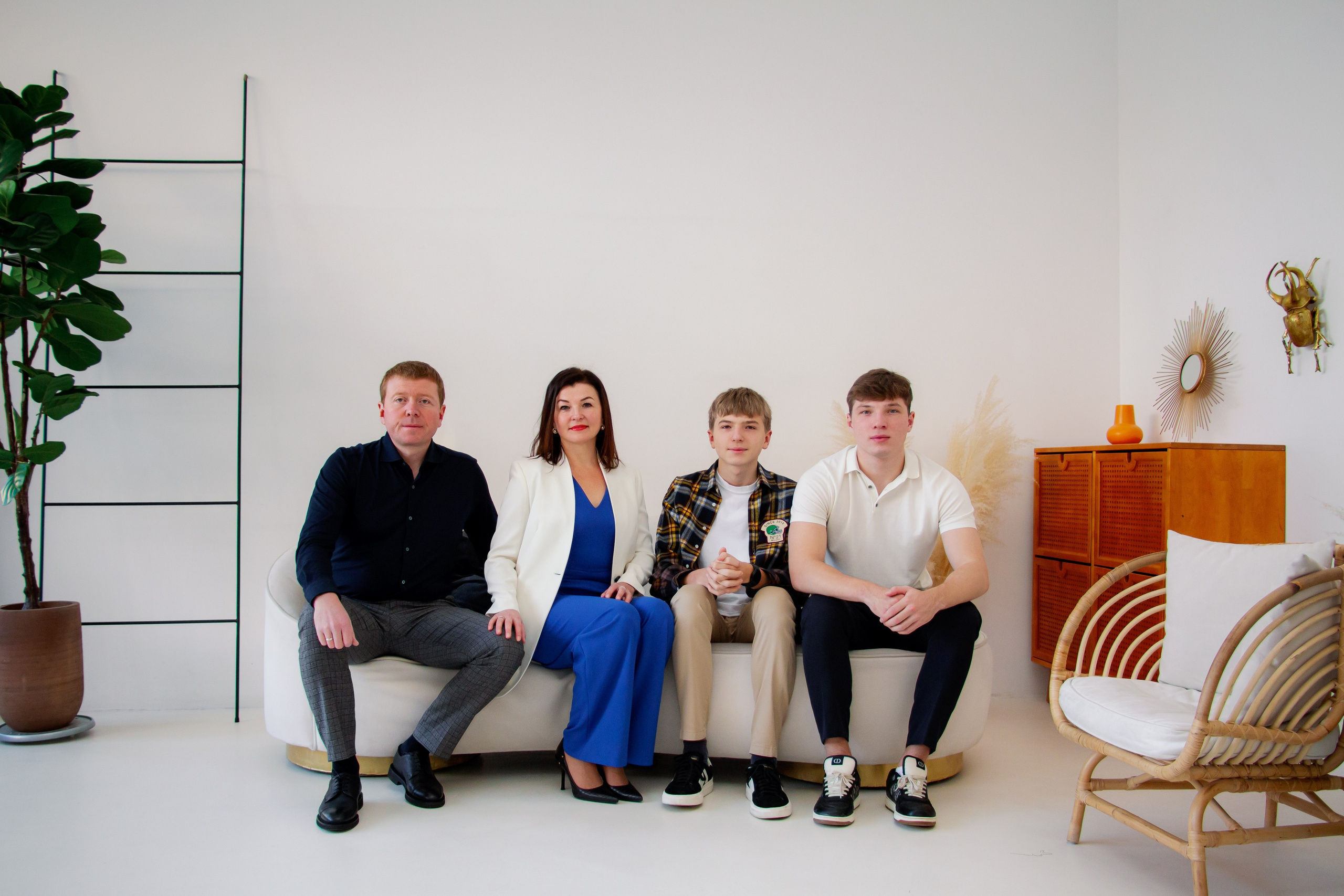 Семейная фотосессия в студии, Екатеринбург. Фотограф в Екатеринбурге Пойгина Елена