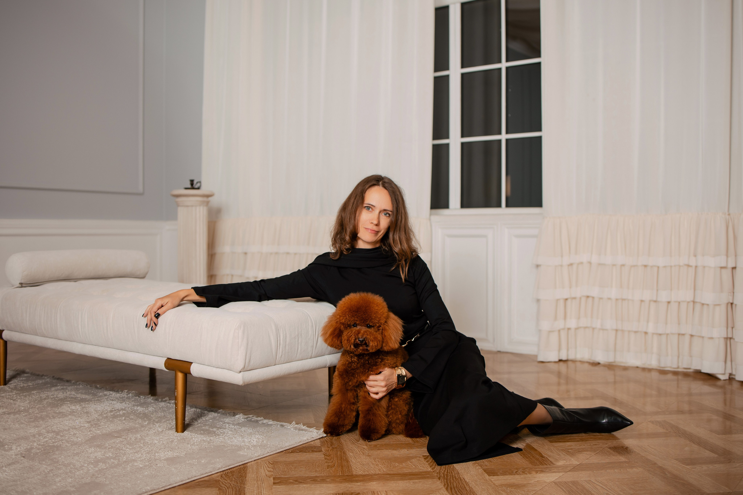 Фотосессия собаки в фотостудии. Фотограф-анималист в Краснодаре Маша Мельникова