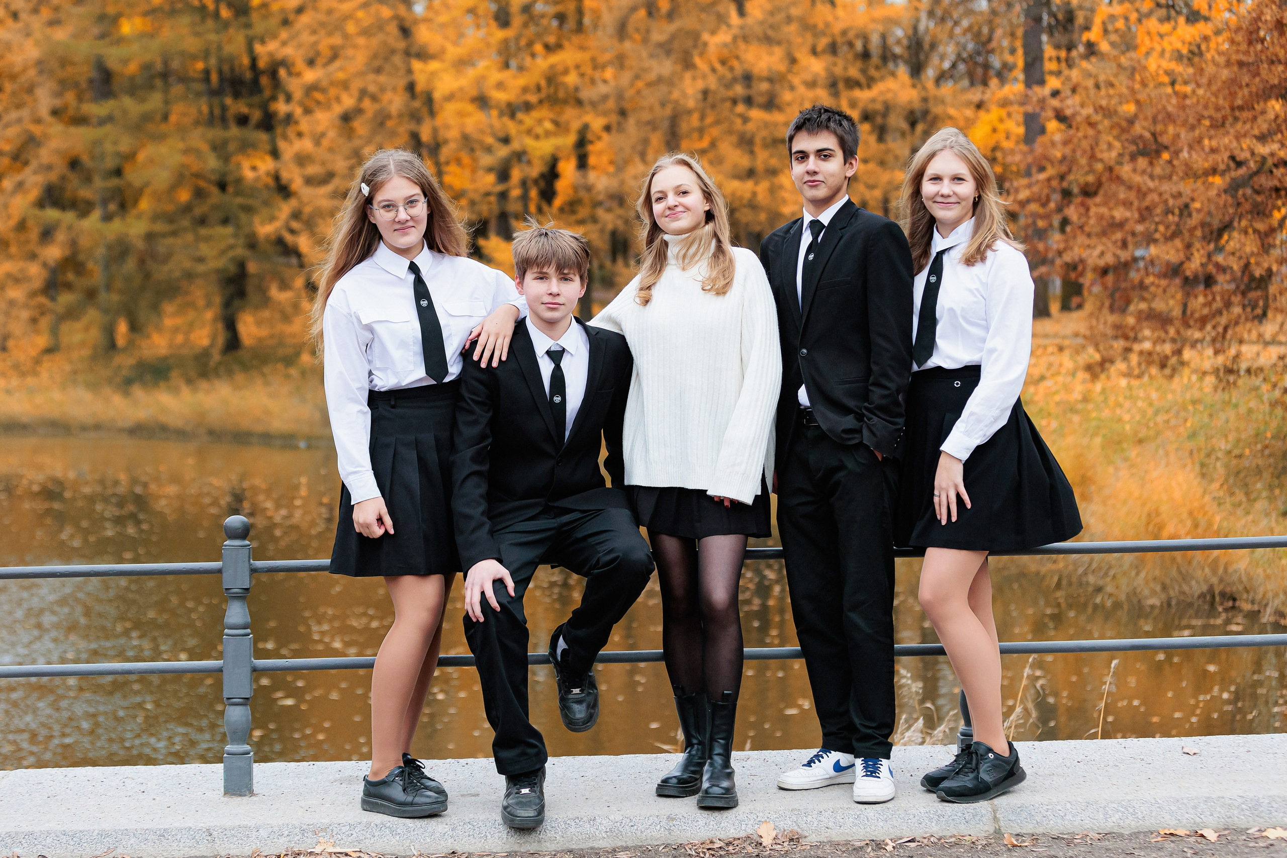 Осень. Старшая школа. Свадебный, семейный, детский фотограф в Санкт-Петербурге