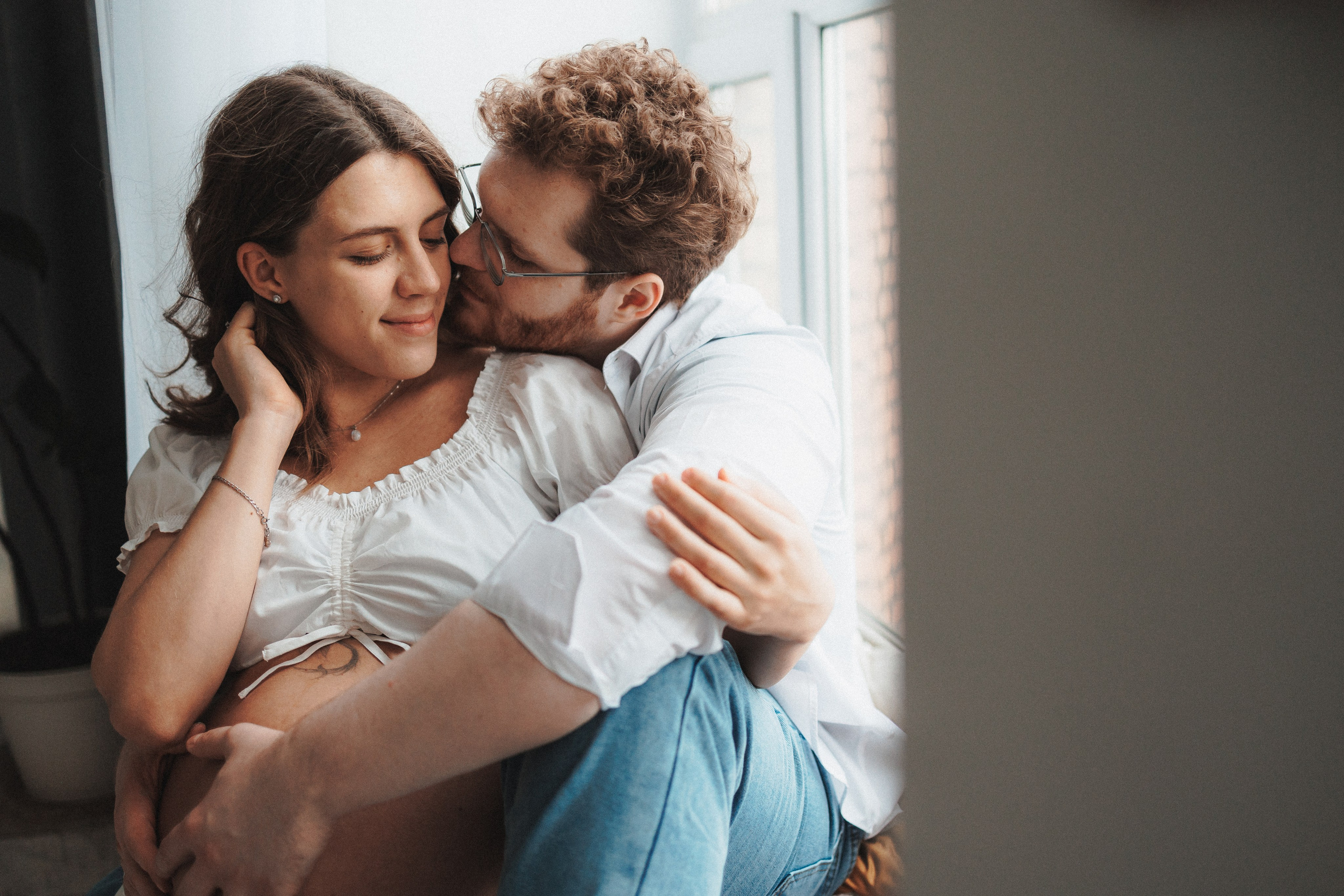 Любовь — это когда ты под сердцем носишь его ребенка. Фотограф Москва Светлана Кирюшина