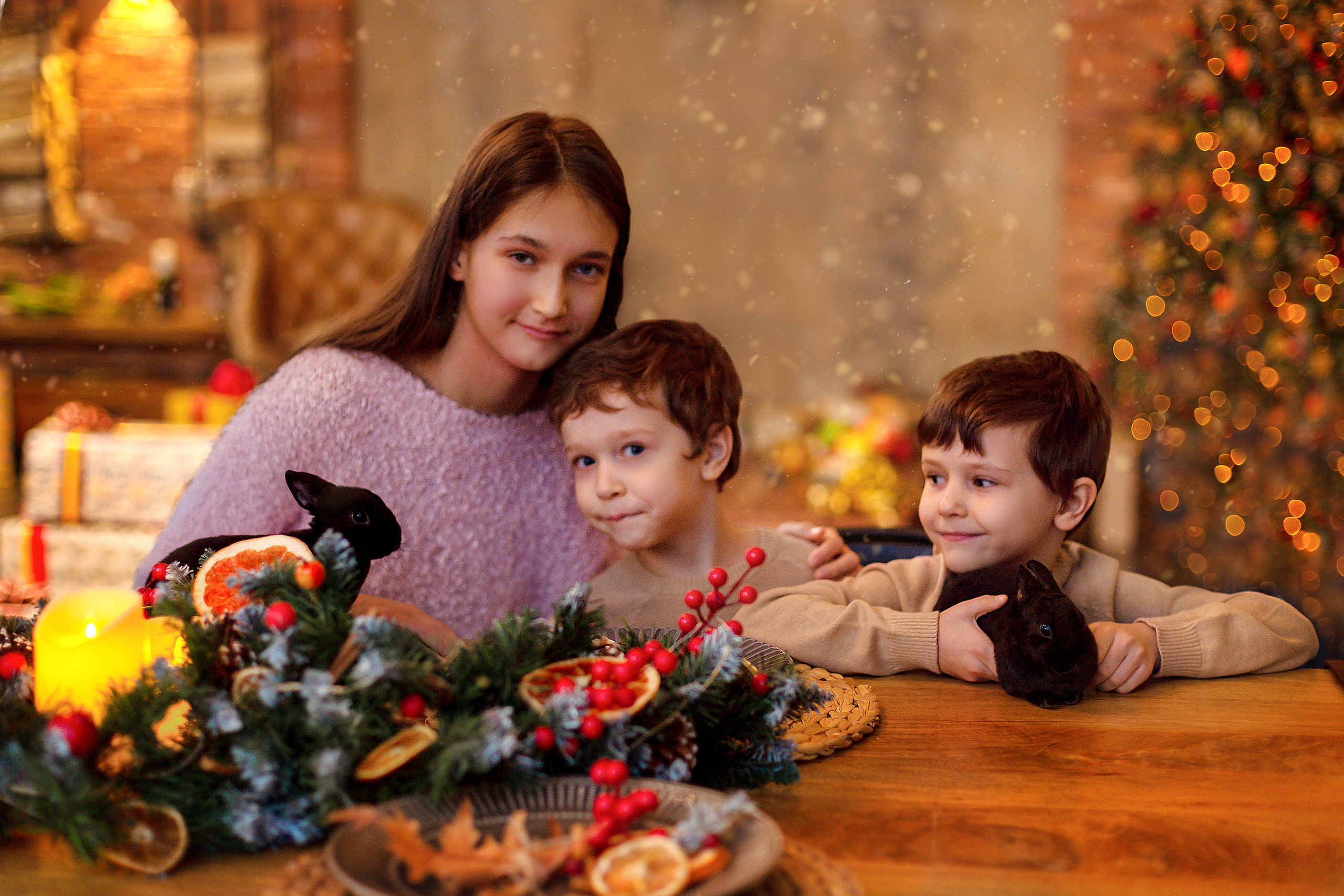 Новогодние огоньки. Семейный фотограф Любовь Саркеева