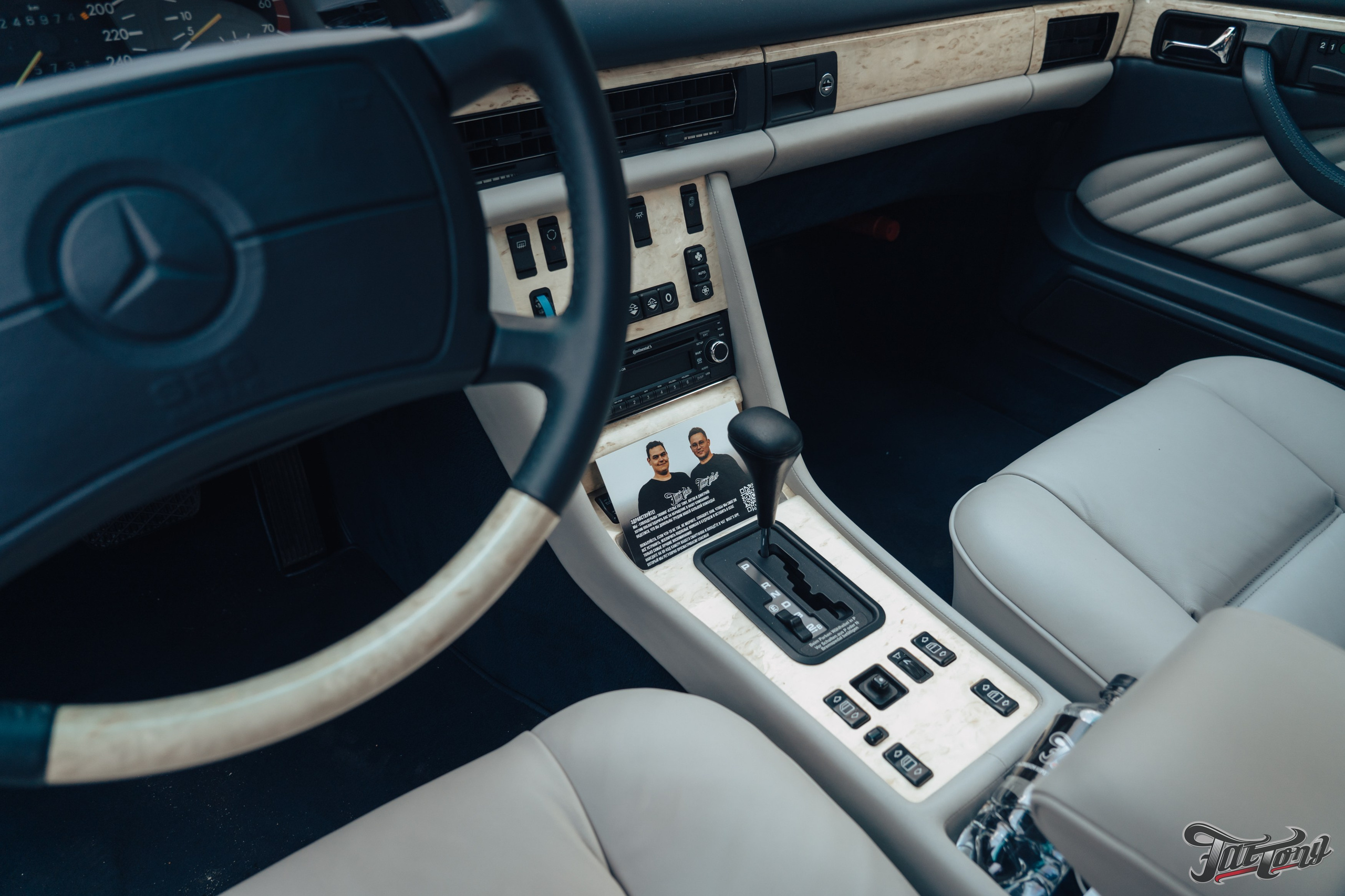 Mercedes c126 560 SEC шиномонтаж. DeLorein