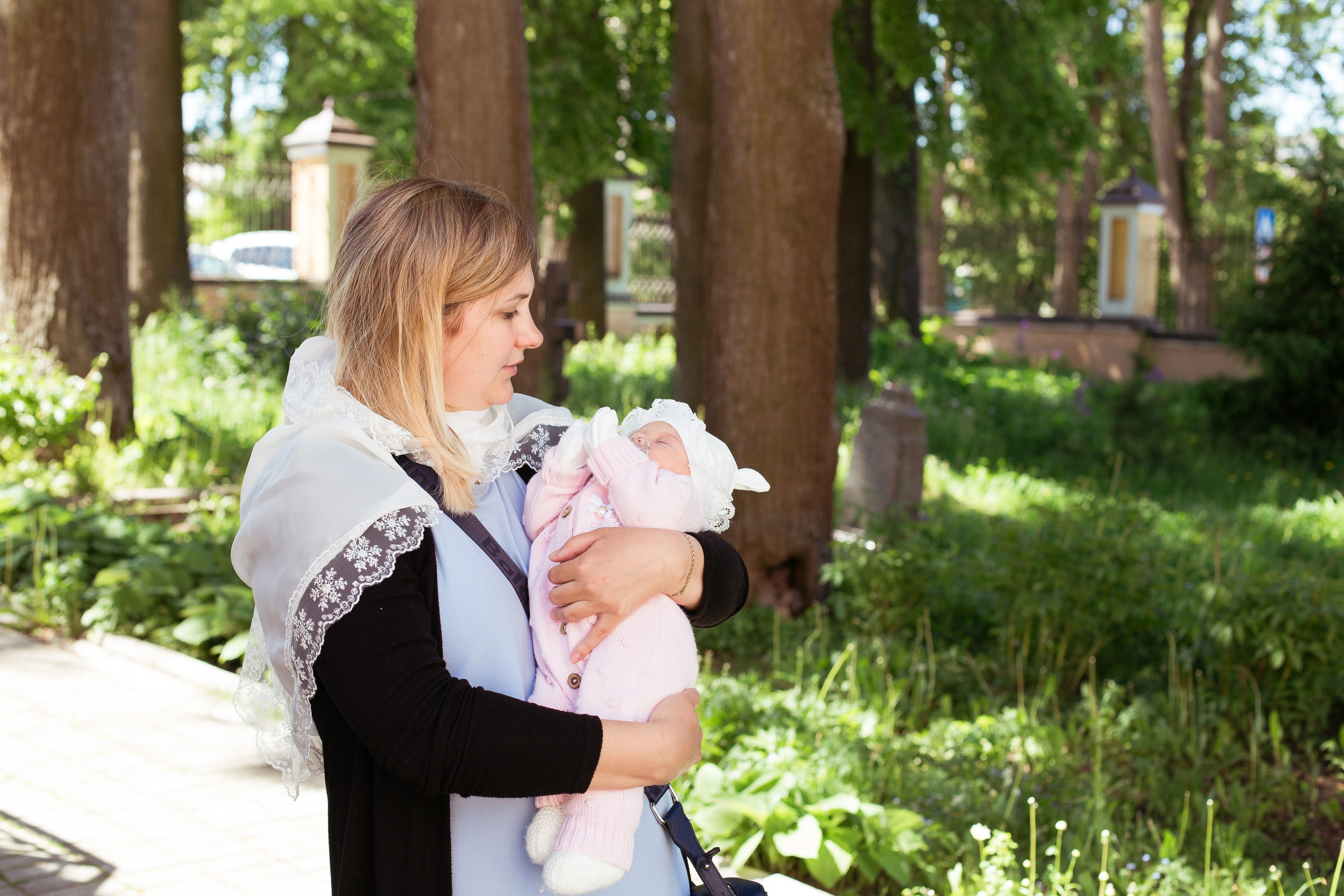 Крещение Ульяны. Успенская церковь. Фотограф новорожденных и детский в Сергиевом Посаде Кругликова Юлия