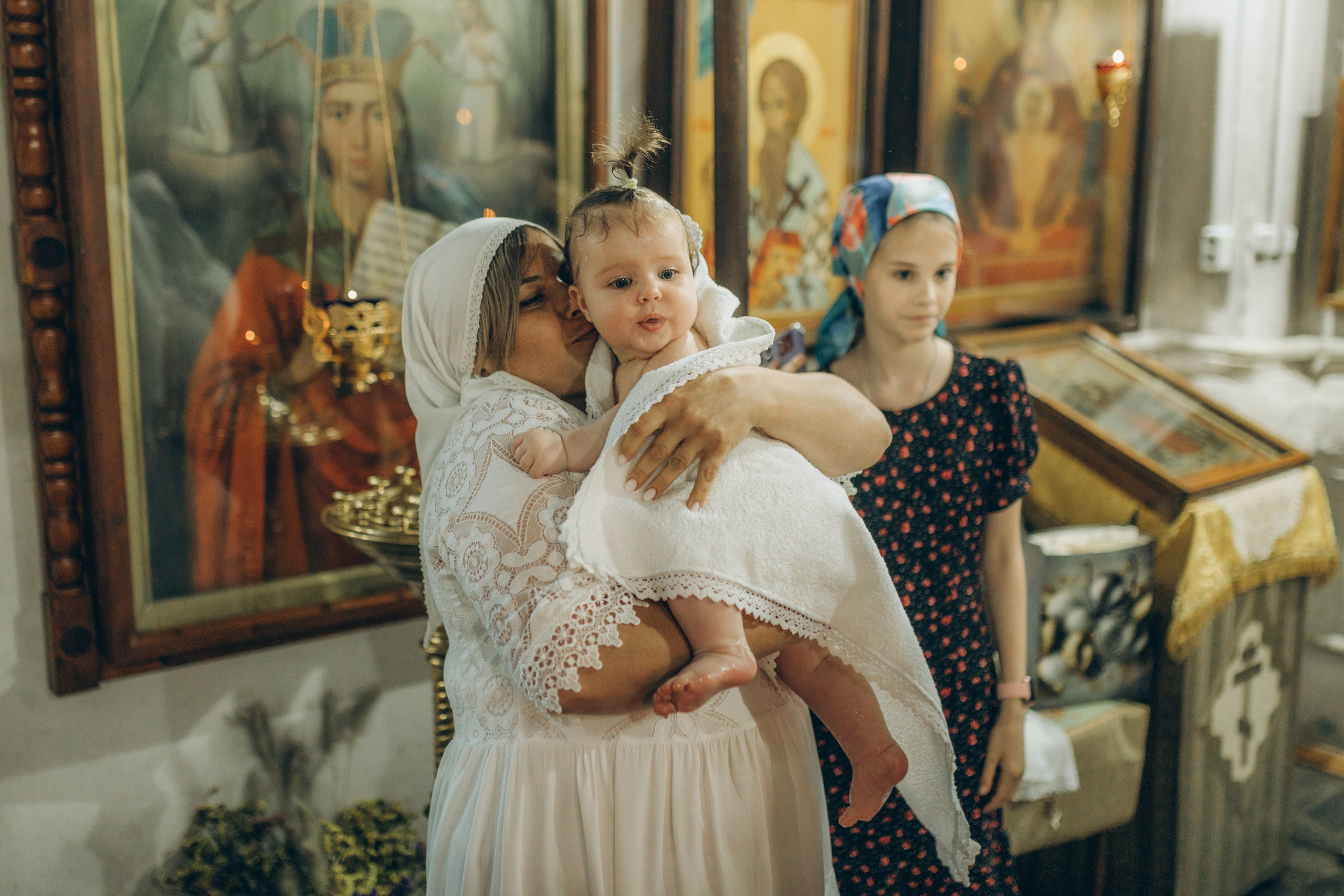 Крещение Вероники. Семейный фотограф и фотограф на роды в Ростове-на-Дону Мухина Виктория