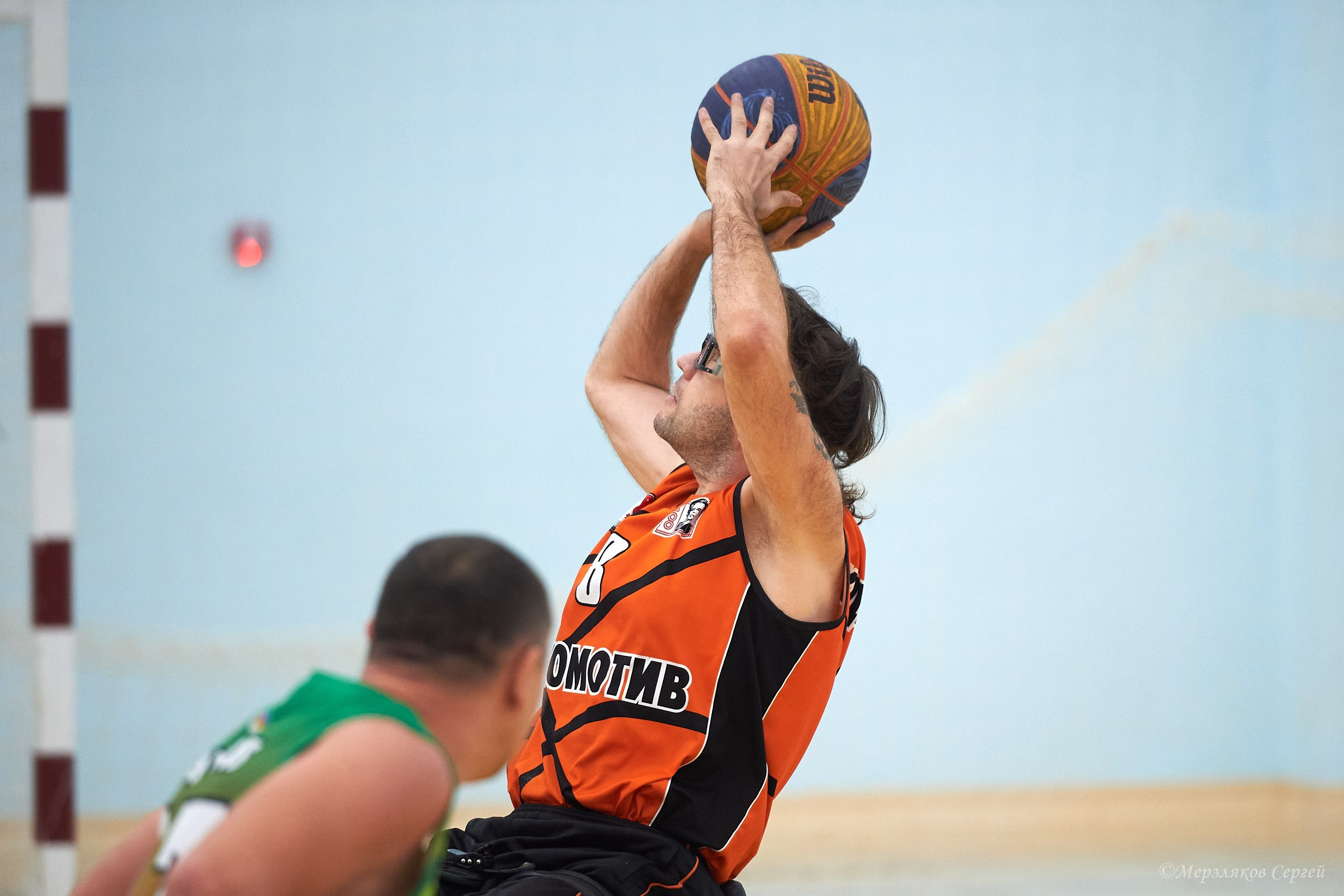 X традиционный Рождественский турнир по баскетболу на колясках. Ижевск. Спортивный репортажный фотограф в Ижевске Сергей Мерзляков