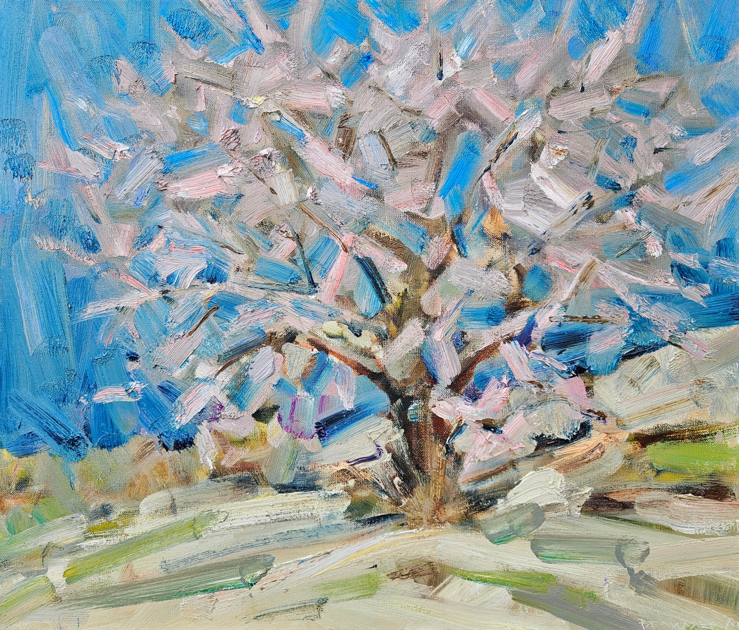 "Весна". 2026. Холст, масло. 60х70. Цена: 20000₽