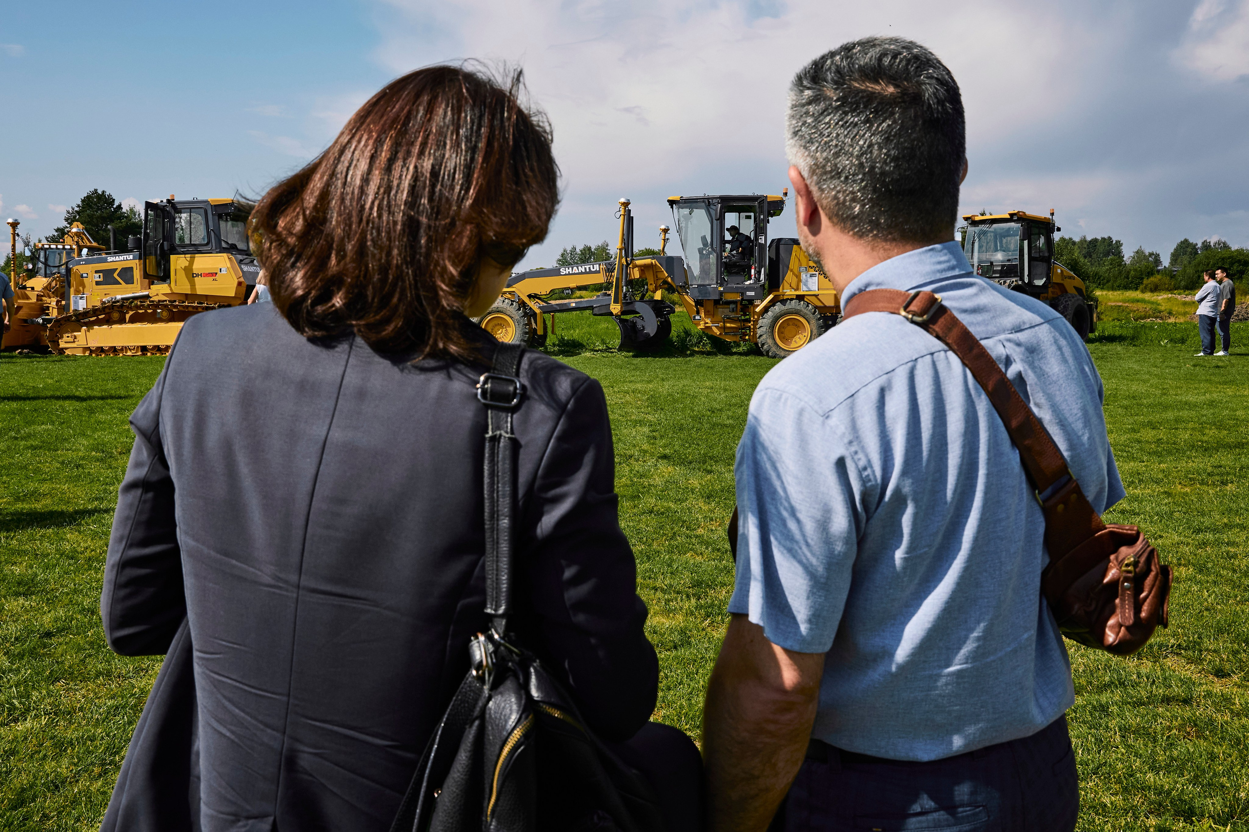 Презентация спец. техники Shantui. Фотограф Александра Иванова