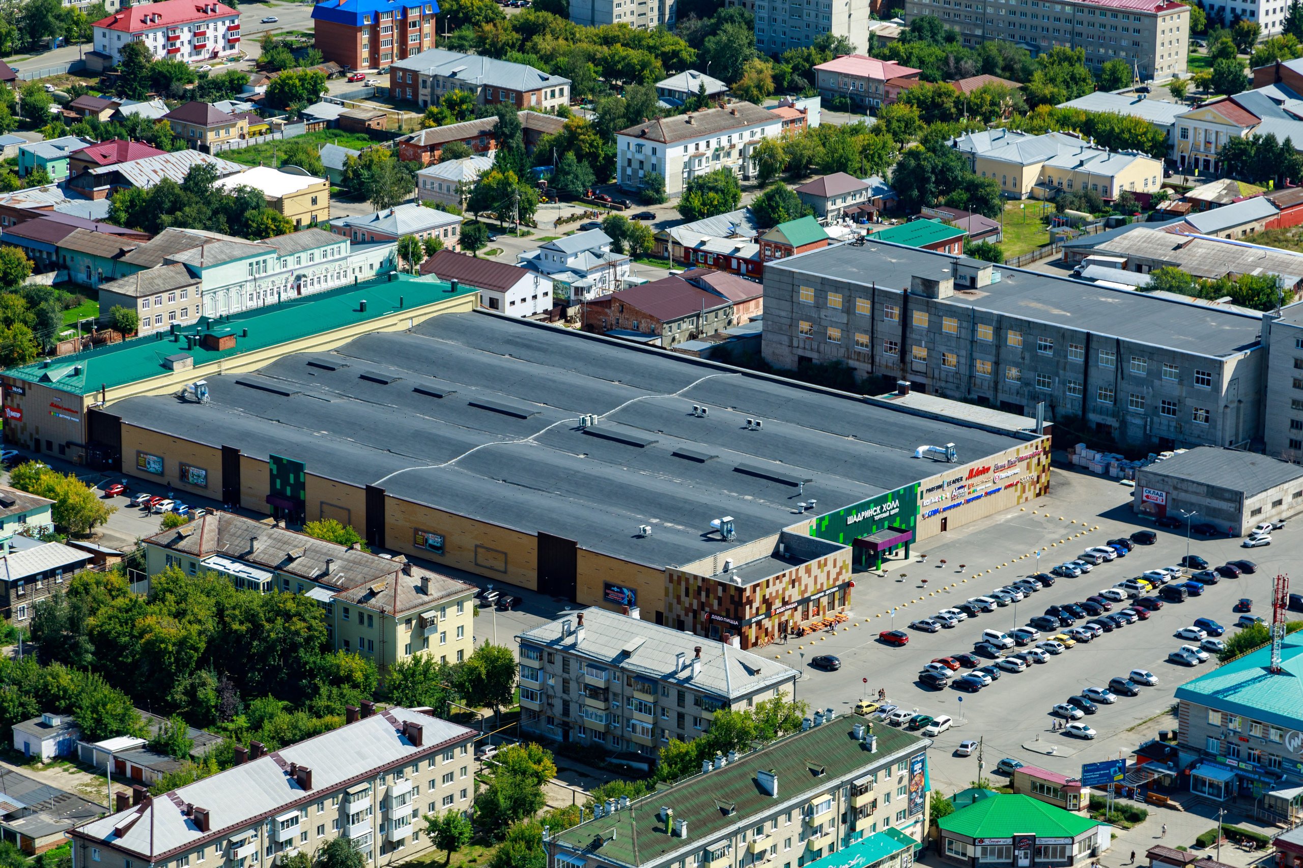 Город с высоты птичьего полёта. Фотограф Андрей Гузеев