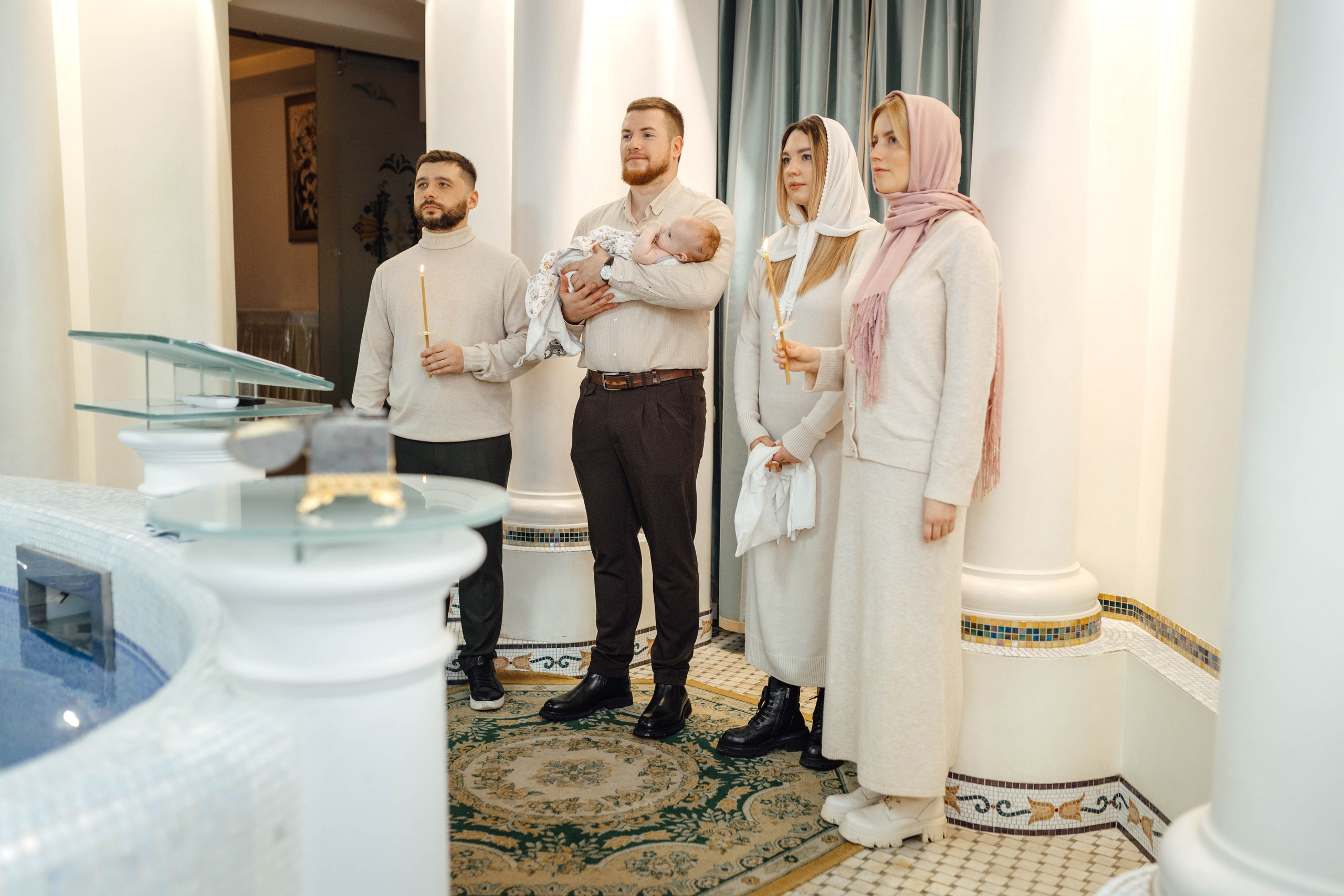 Крещение Эмилии, храм Святой Троицы, ноябрь 25