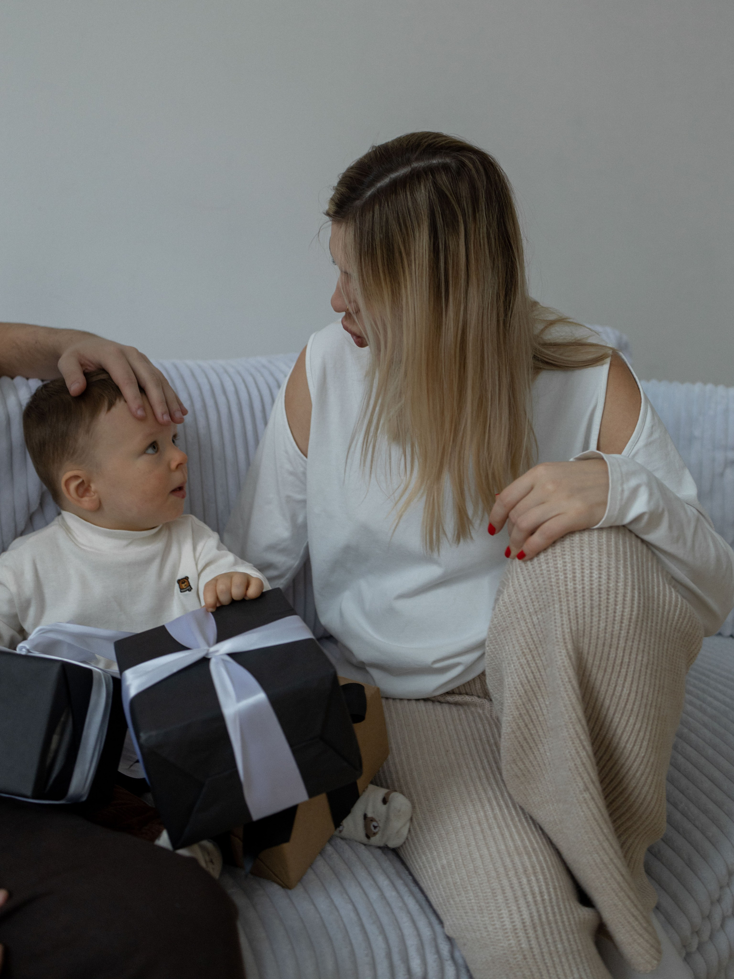 Новый год. Максим, Даша и Мирон. Фотограф Дарья Соколовская