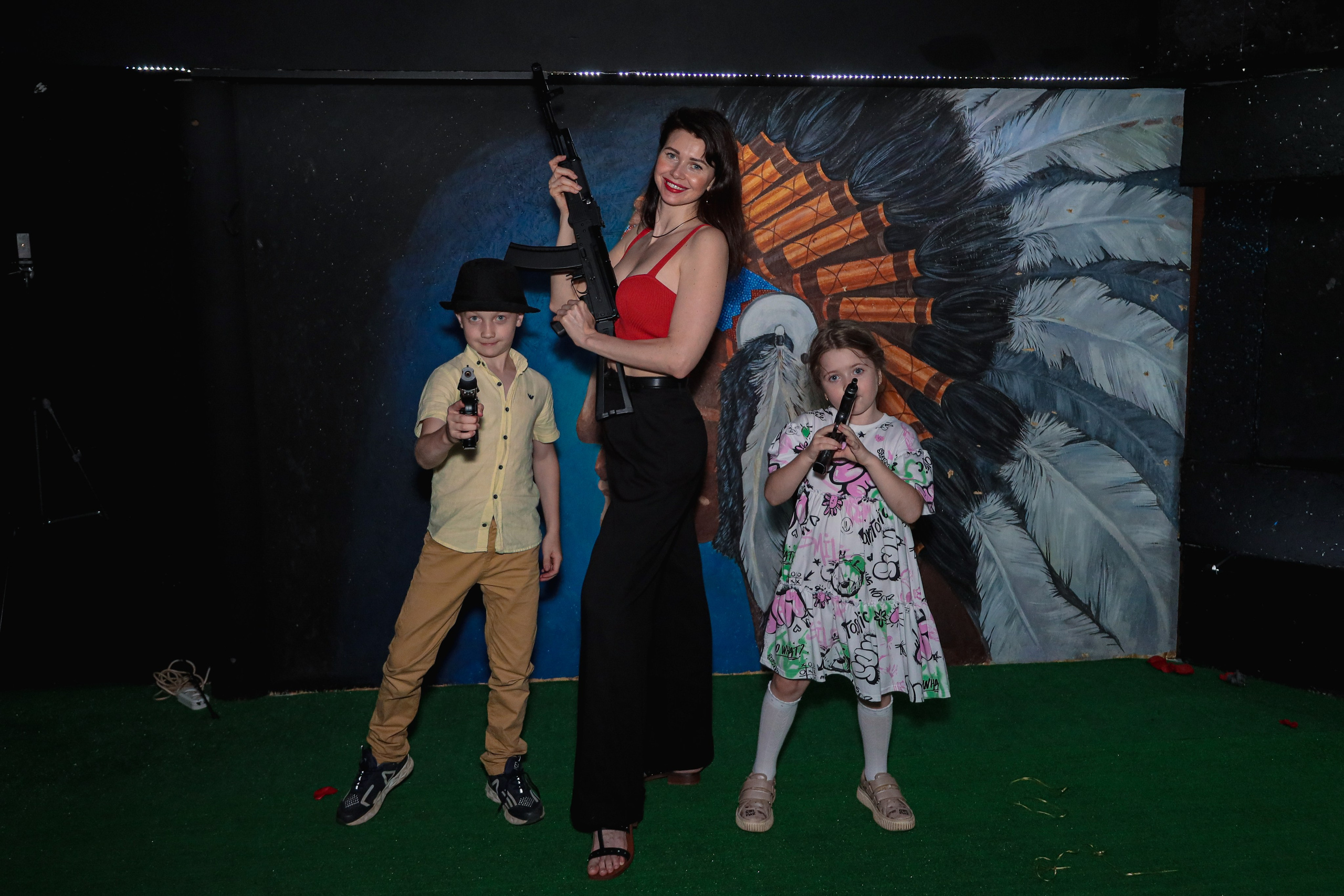 День рождение в стрелковом клубе. Фотограф Надршина Лилия