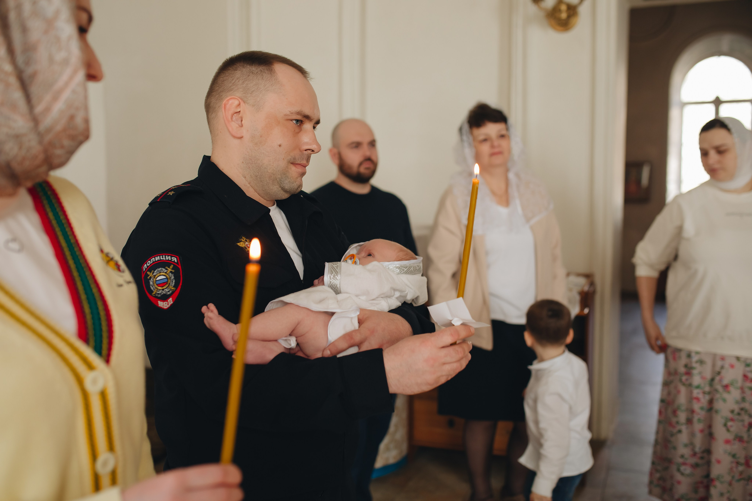 Крещение в светлом Храме. Семейный и детский фотограф в Москве Дорогова Екатерина