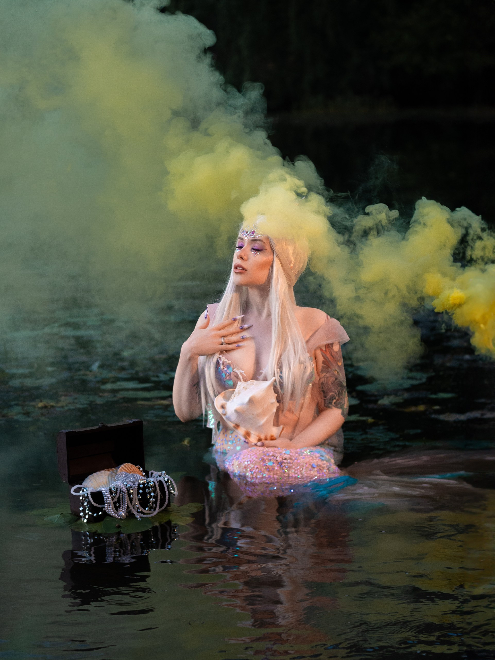 Русалочка. Арт фотограф, женский фотограф Москва