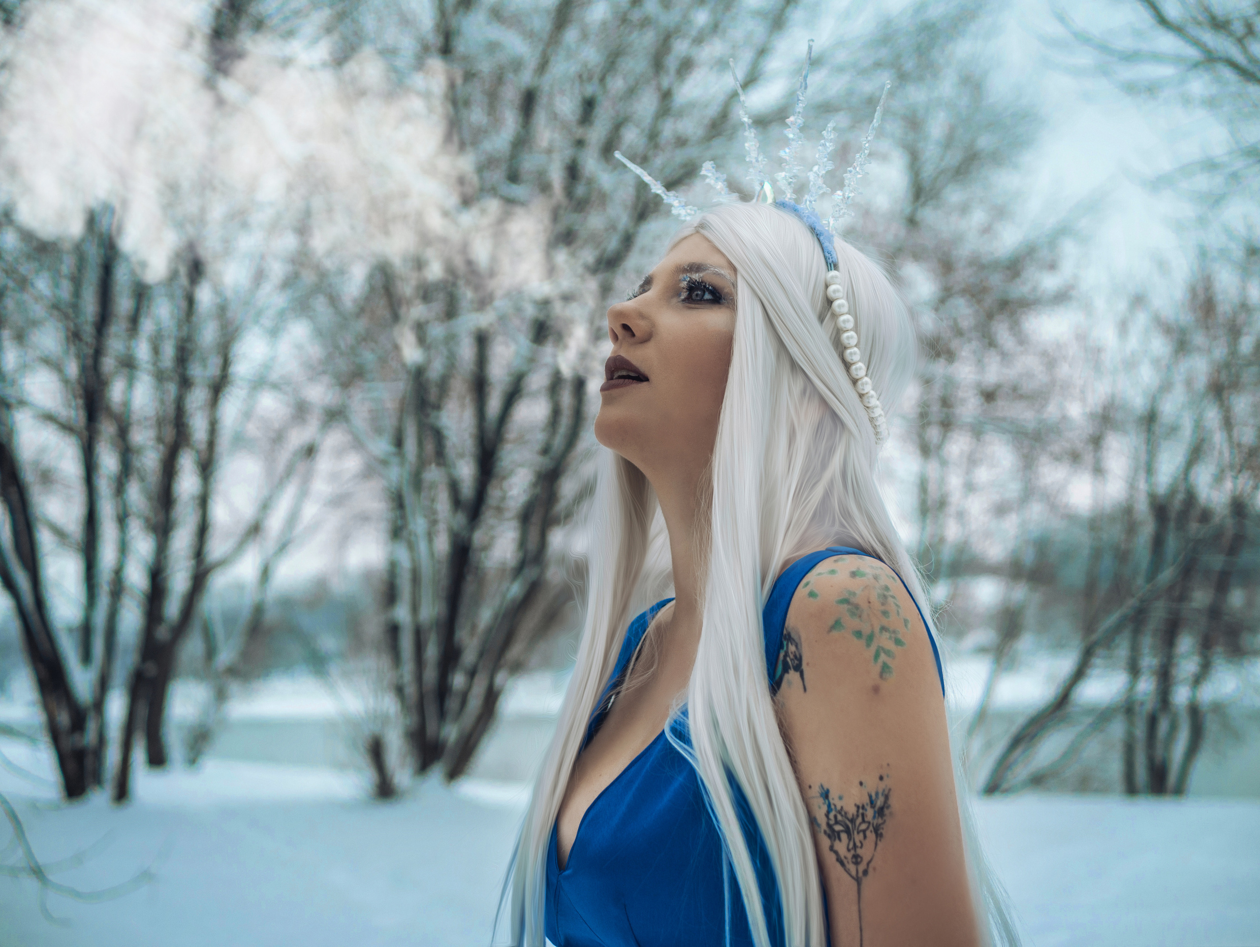 Снежная королева (лав стори). Арт фотограф, женский фотограф Москва