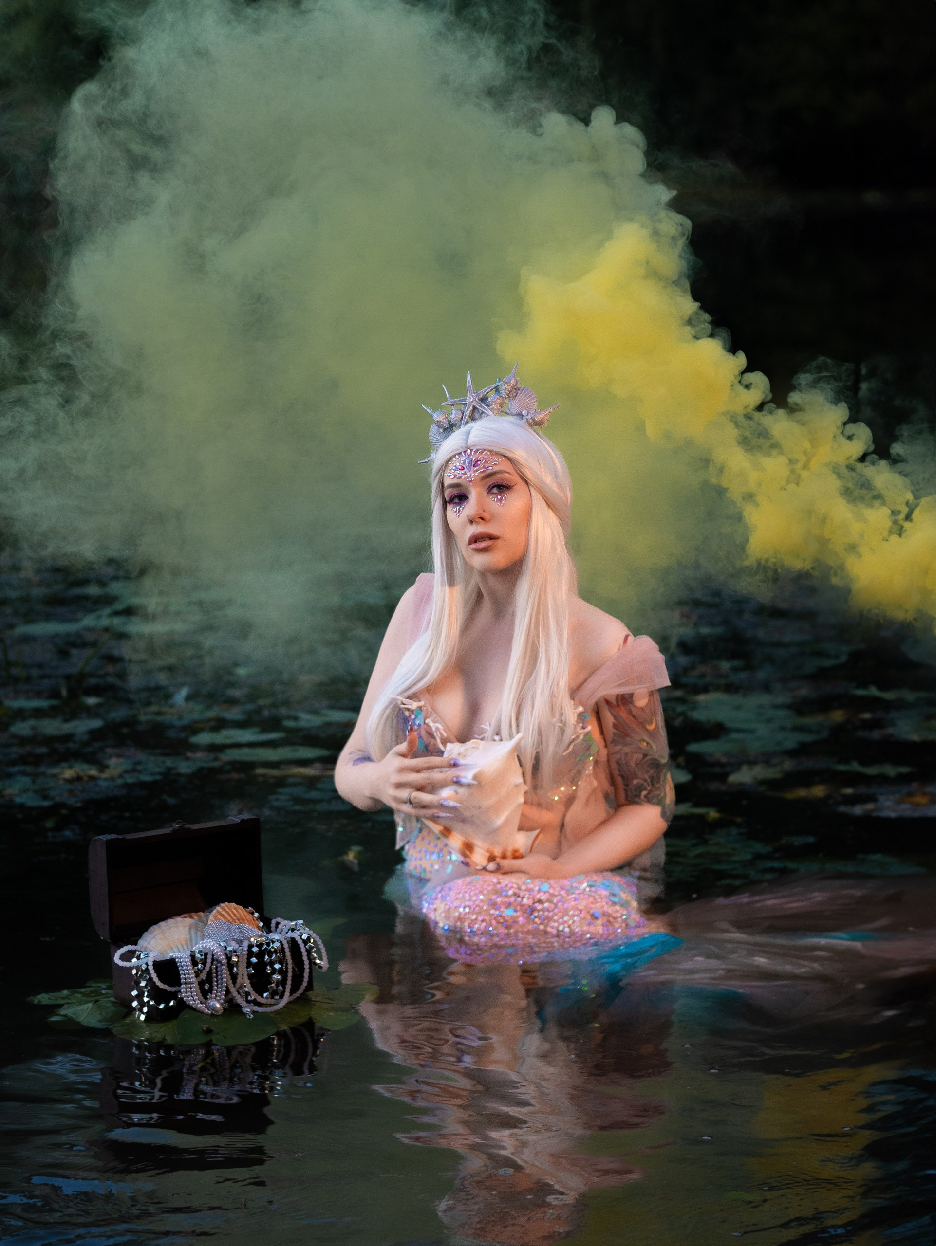 Русалочка. Арт фотограф, женский фотограф Москва