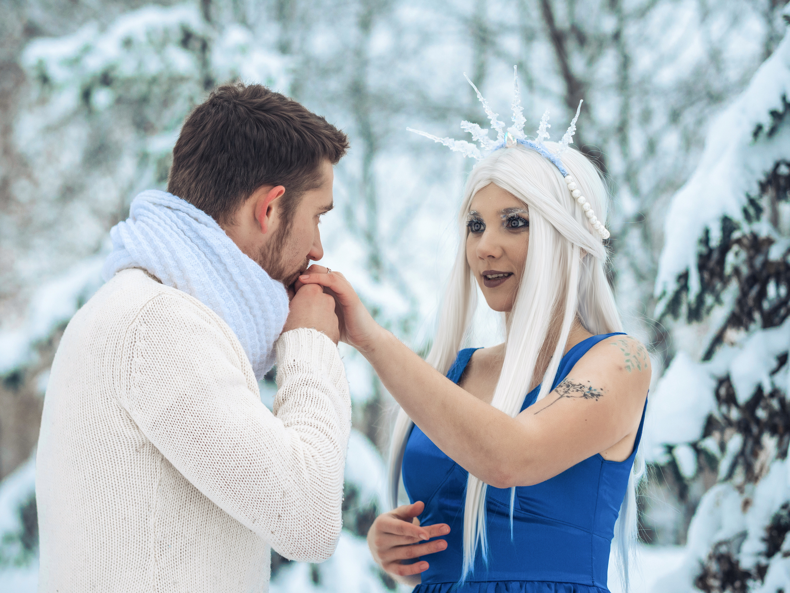 Снежная королева (лав стори). Арт фотограф, женский фотограф Москва